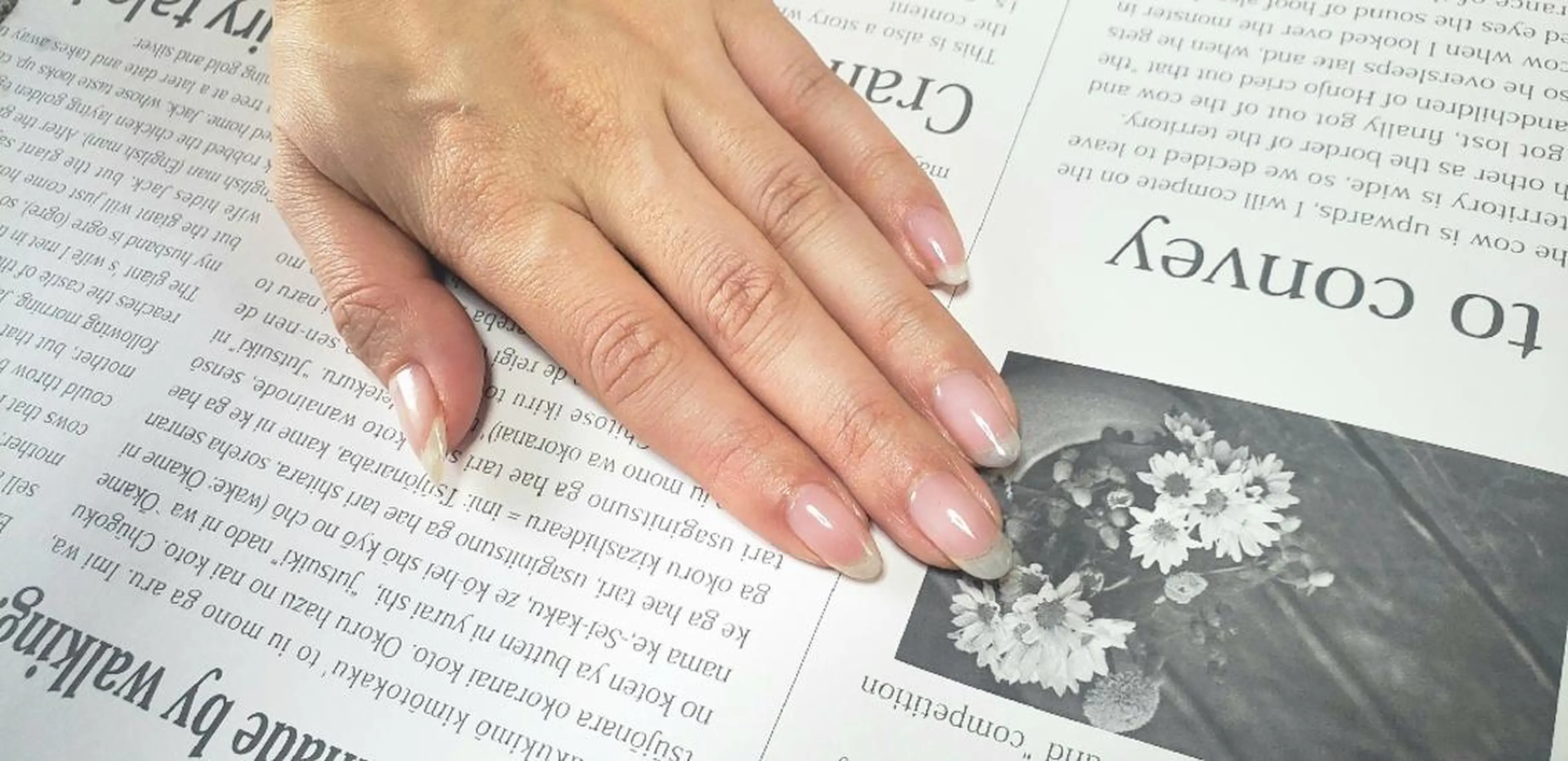 ❇️クリアネイル(オフ無、甘皮処理付き)5390円→3900円の写真