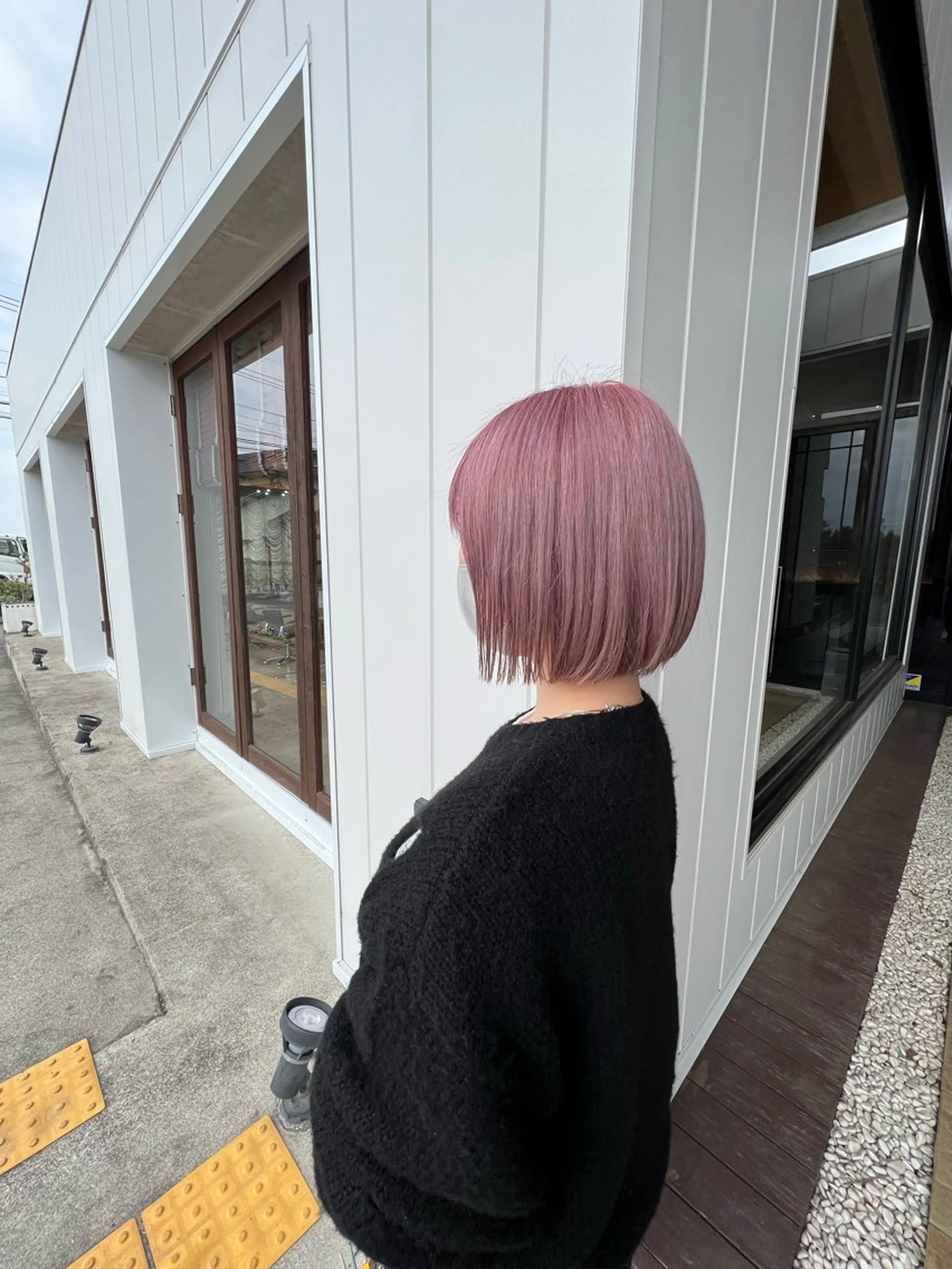 ショート カラー 時﨑 実子/透明感カラーのヘアスタイル