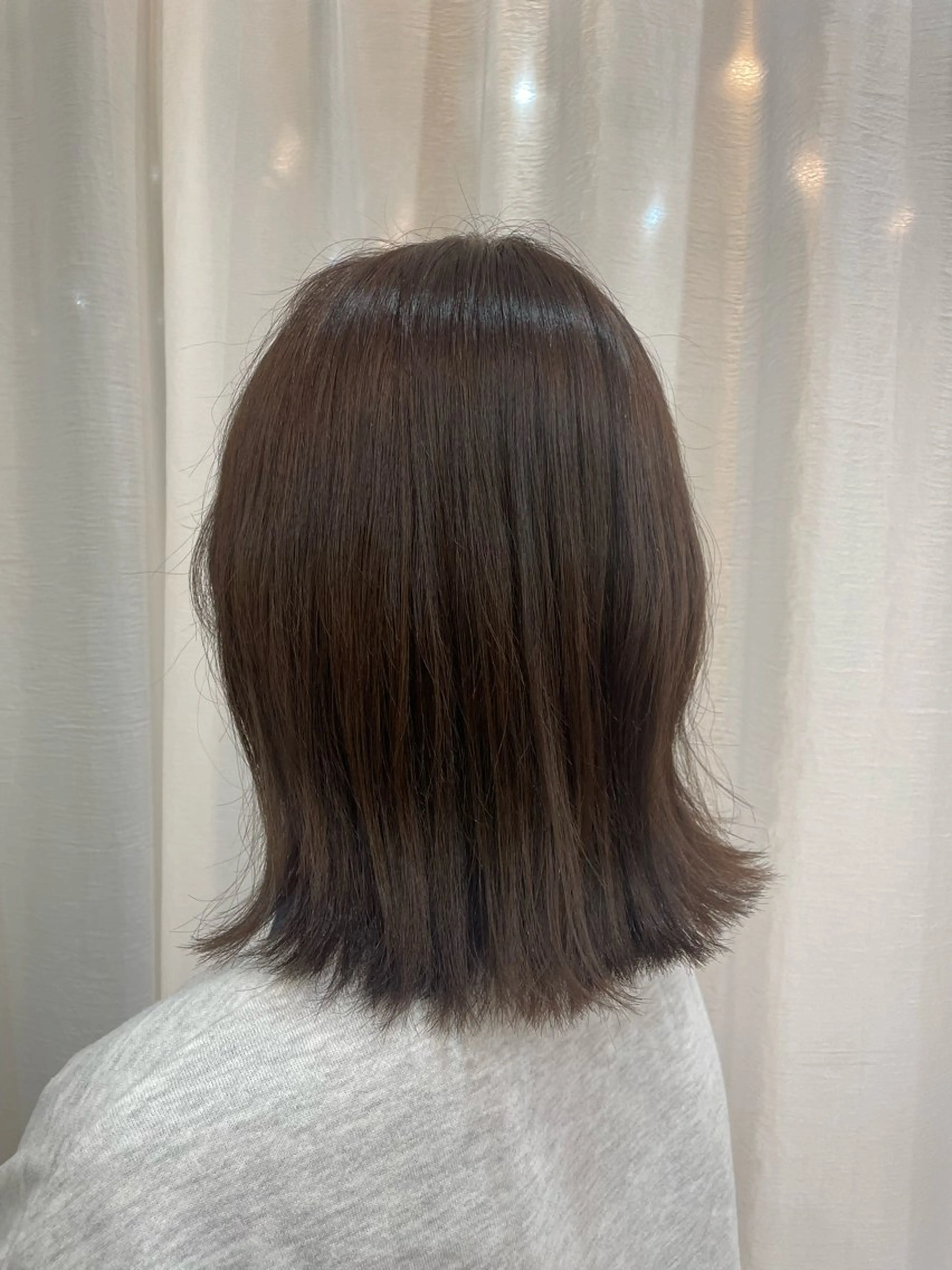 カラー アッシュ アッシュブラウン ブラウンカラー ar西新井所属・欠畑 瑠奈のヘアスタイル