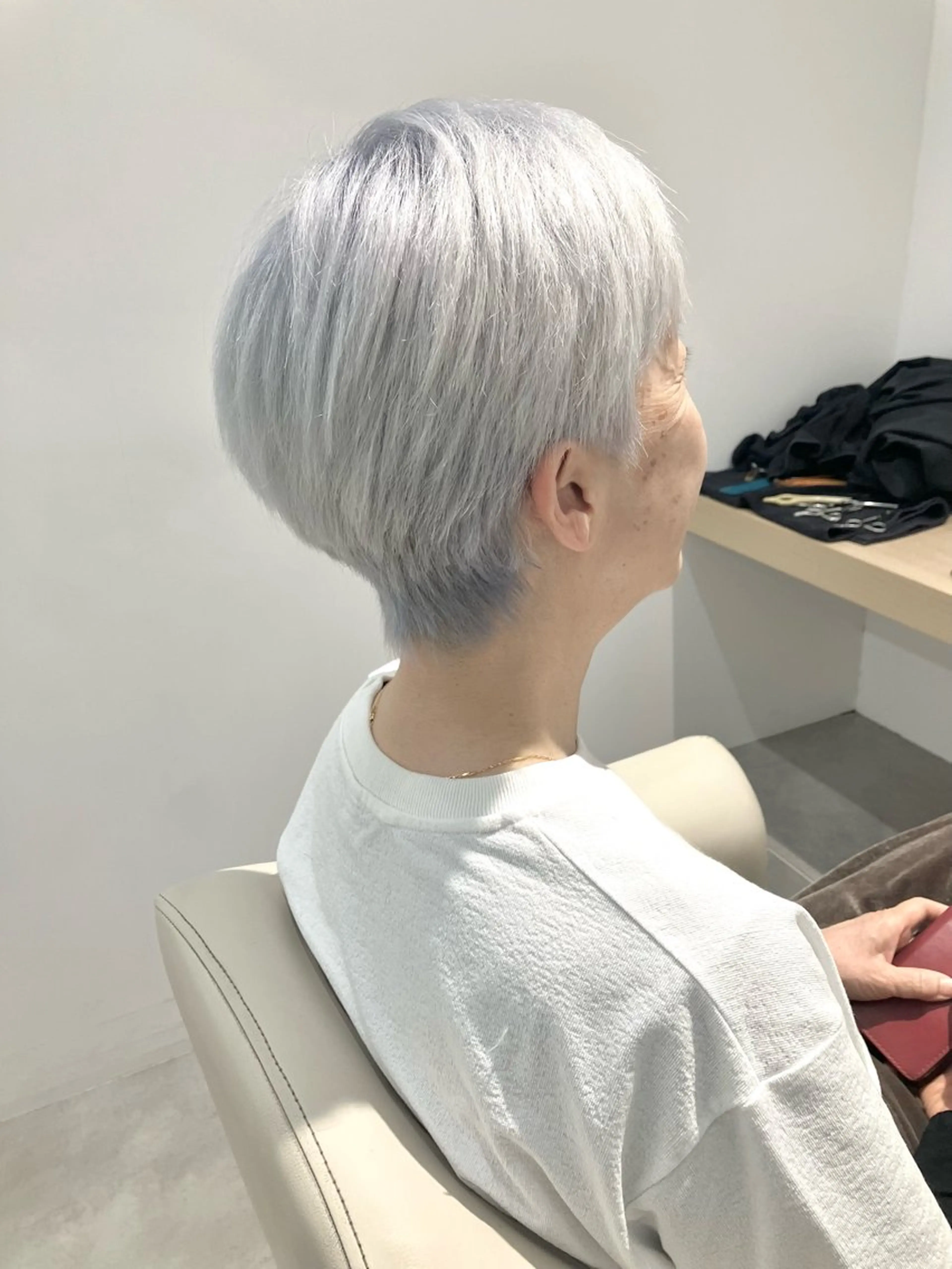 ショート カラー シルバー Shingo #パーマのヘアスタイル