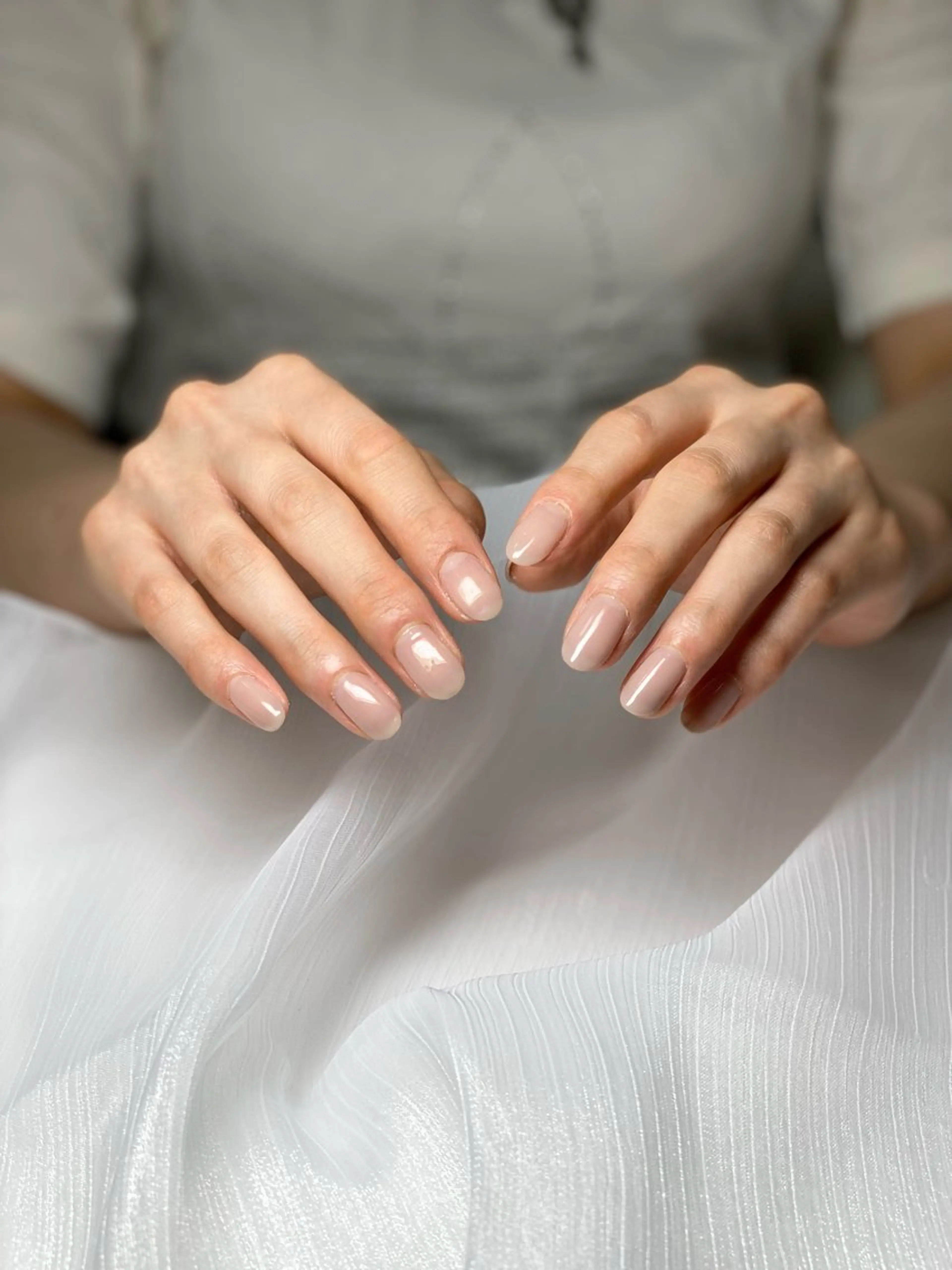 ネイル ワンカラーネイル ネイル空間所属・muguet🎀 nailのネイルデザイン