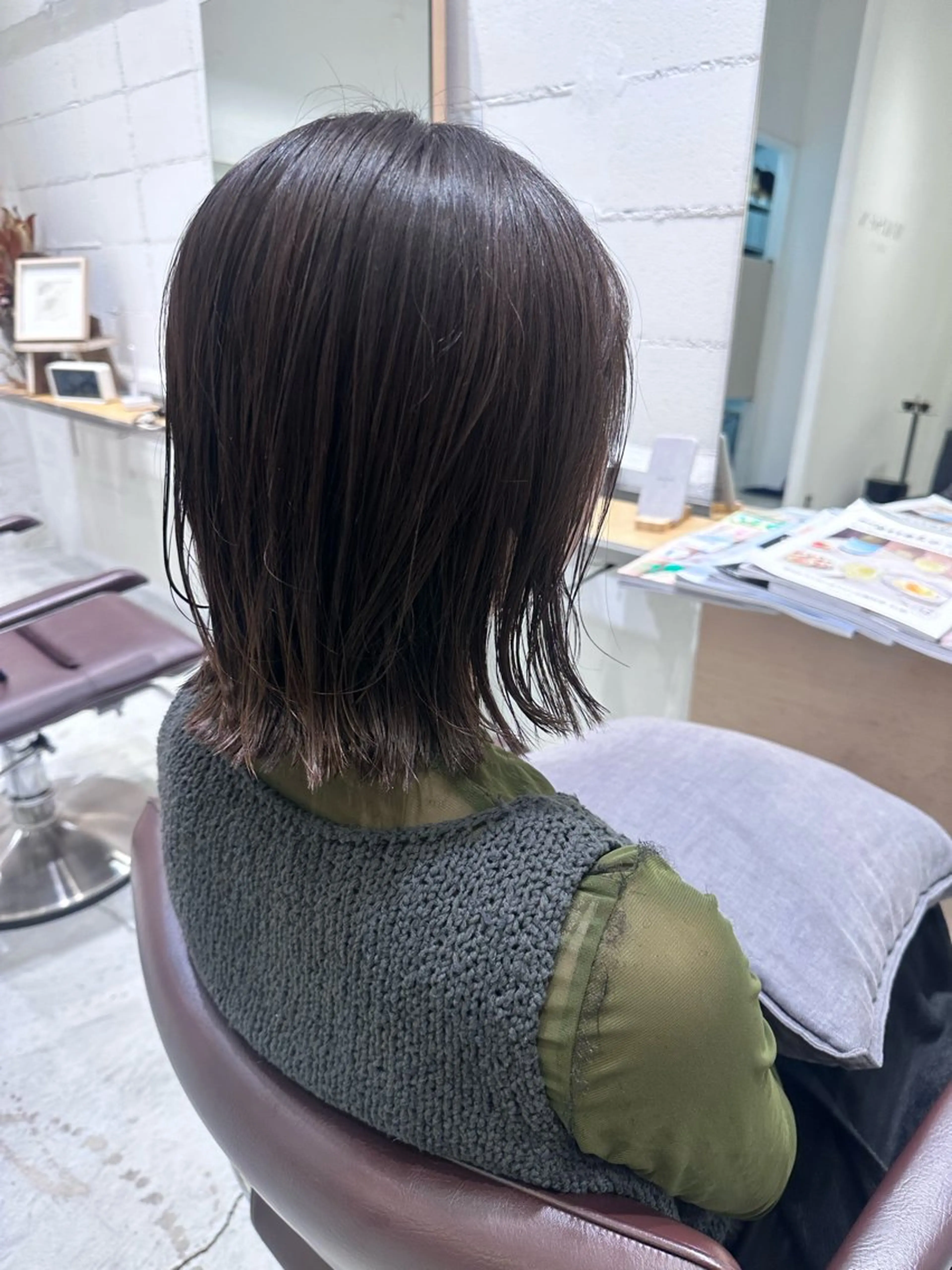 ミディアム ハイライト 高橋友里亜 /フリーランスのヘアスタイル