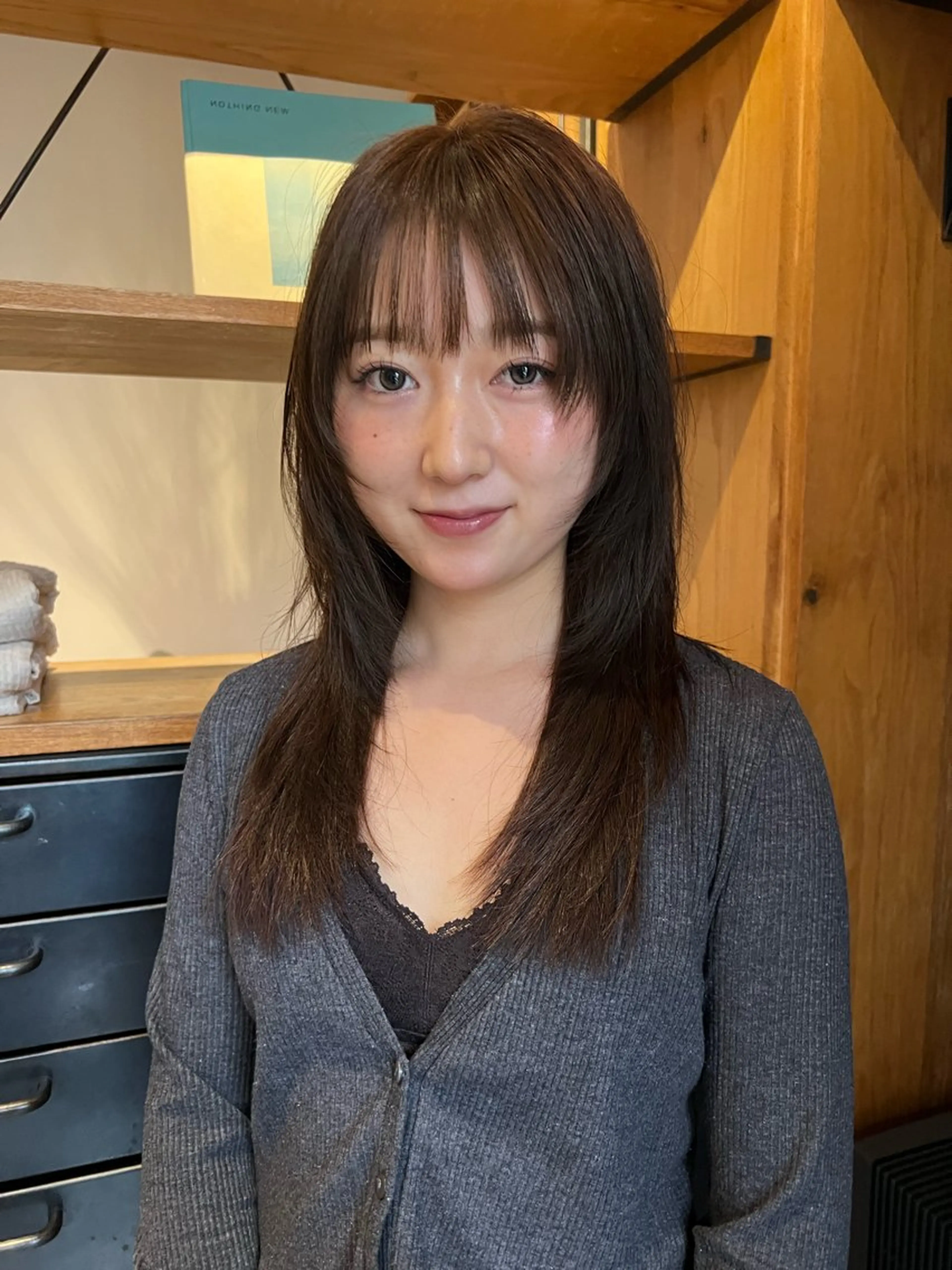 ロング カラー カット ヘアカラー 加藤木麻彩 NEROのヘアスタイル