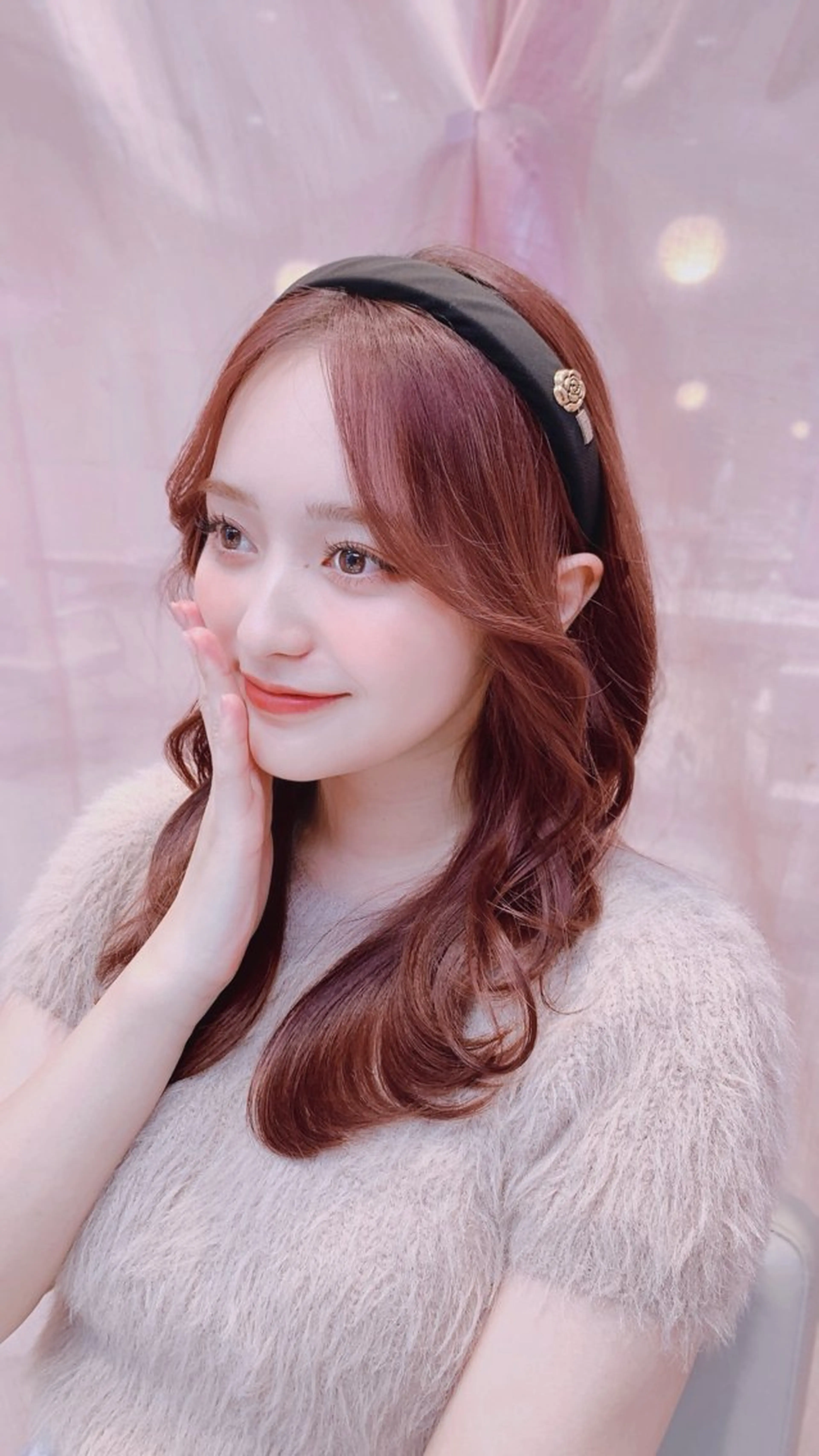 ミディアム カラー カット ヘアカラー トリートメント ヘッドスパ ヘアセット 韓国ヘア/レイヤー/ 顔まわり/りょーとのヘアスタイル