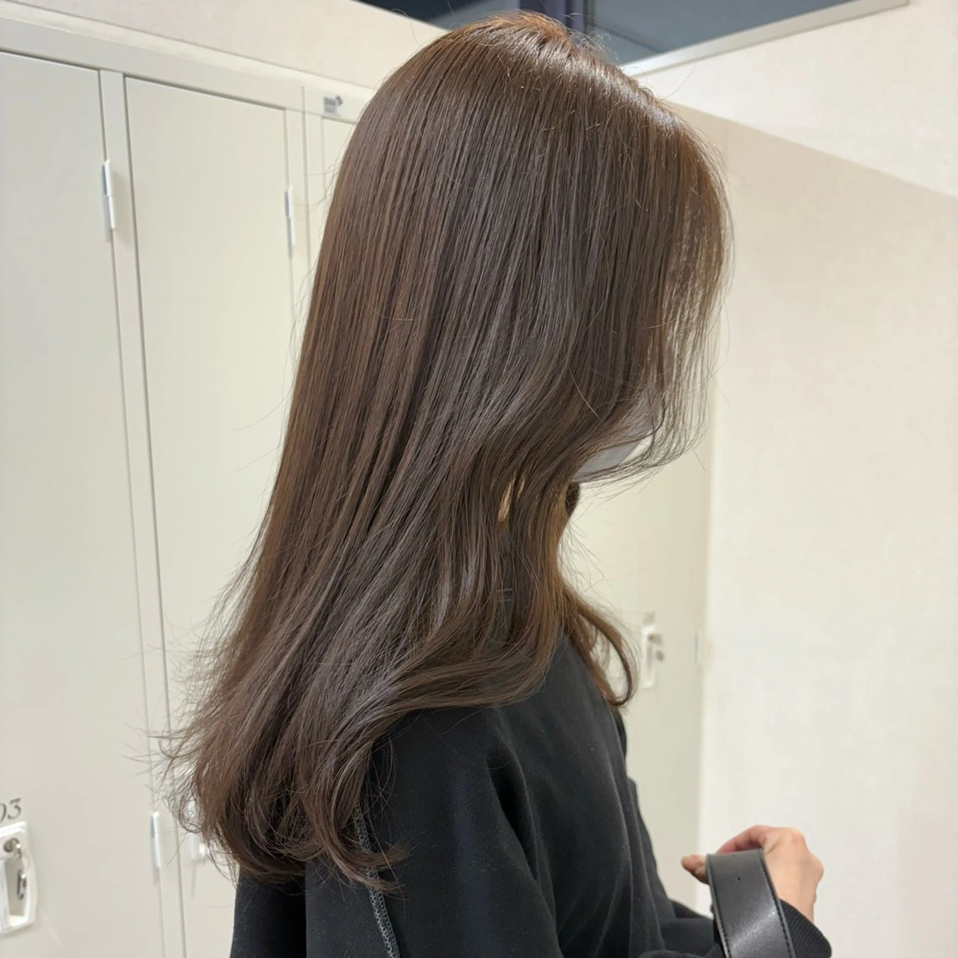 セミロング カラー SAKURA 髪質改善/ヘアセットのヘアスタイル