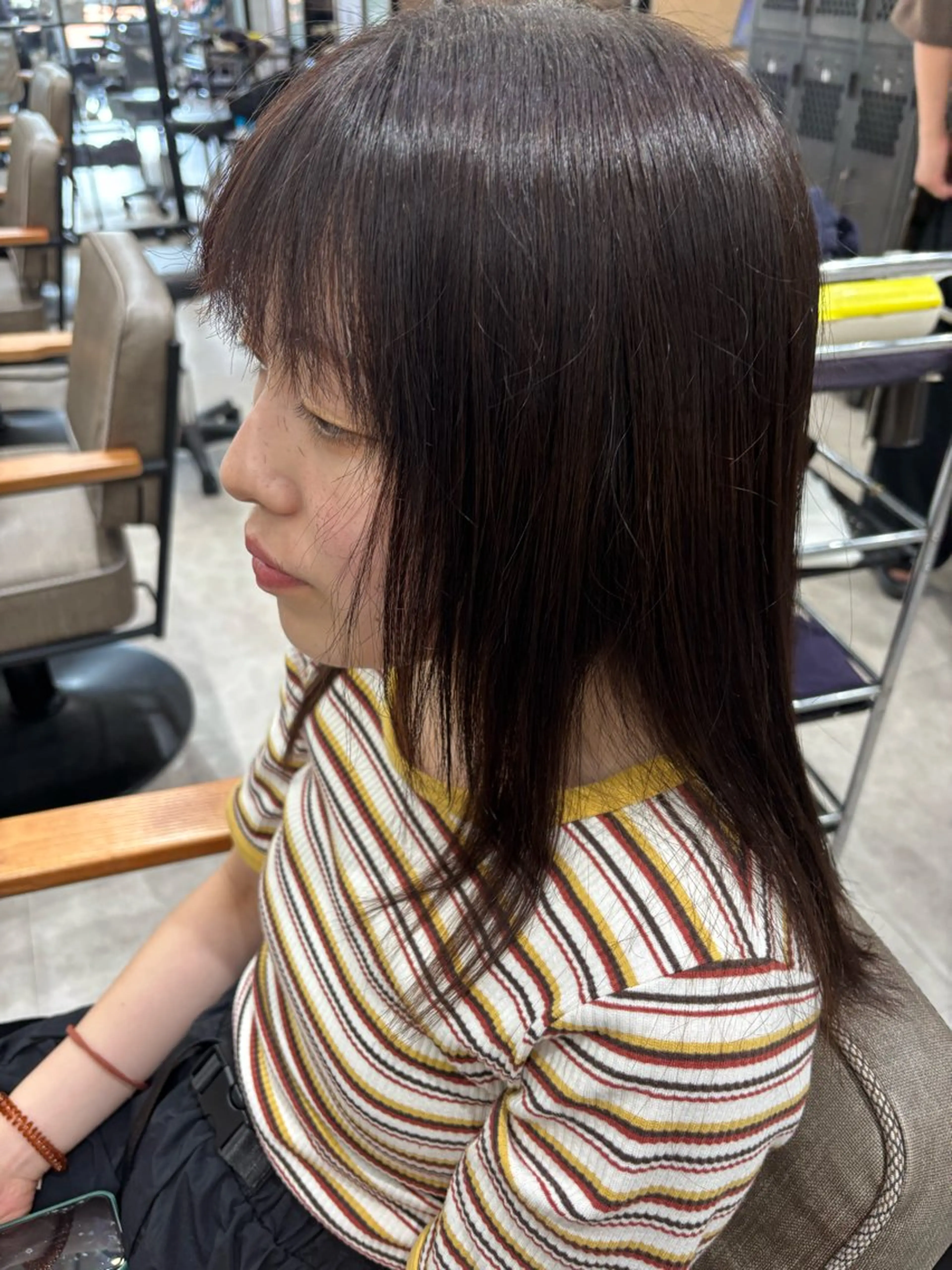 縮毛矯正 おかだ まなみのヘアスタイル