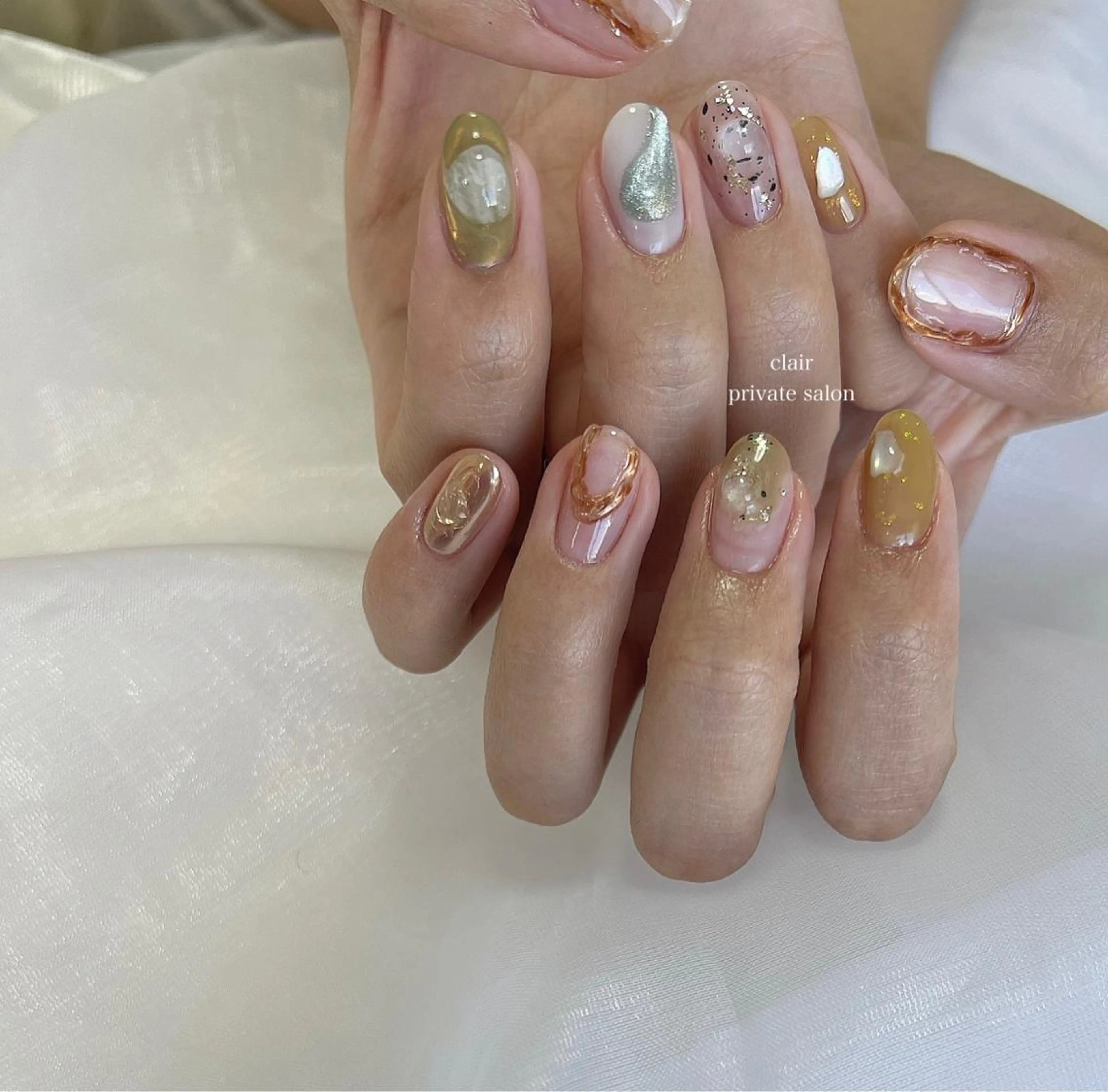 ネイル ハンドネイル ハンドケア nail salon una.のネイルデザイン