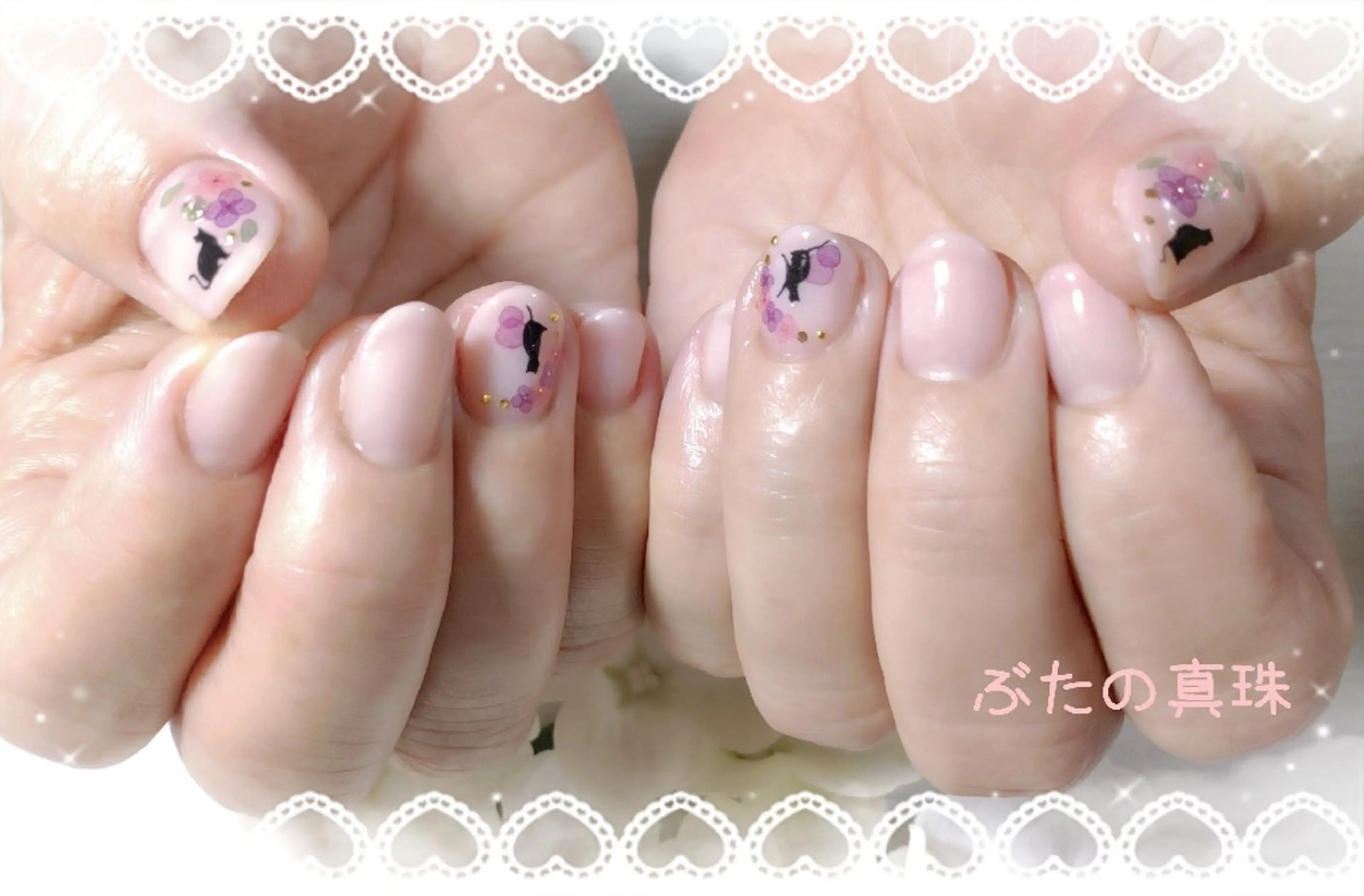 ネイル ハンドネイル 林 珠里のネイルデザイン