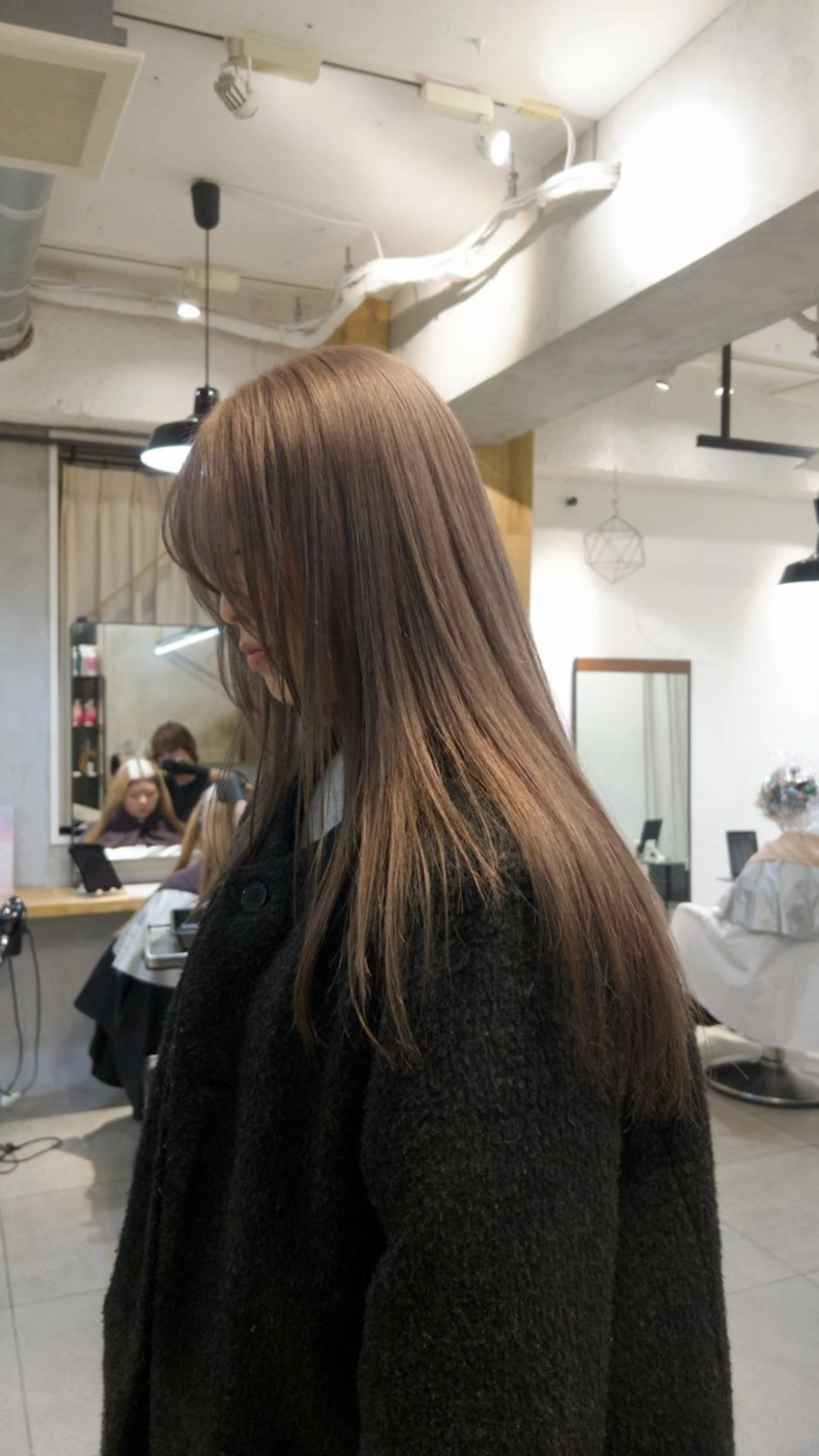 ロング カラー カット ヘアカラー トリートメント じゅわっと暖色カラー 🍊Moemiのヘアスタイル