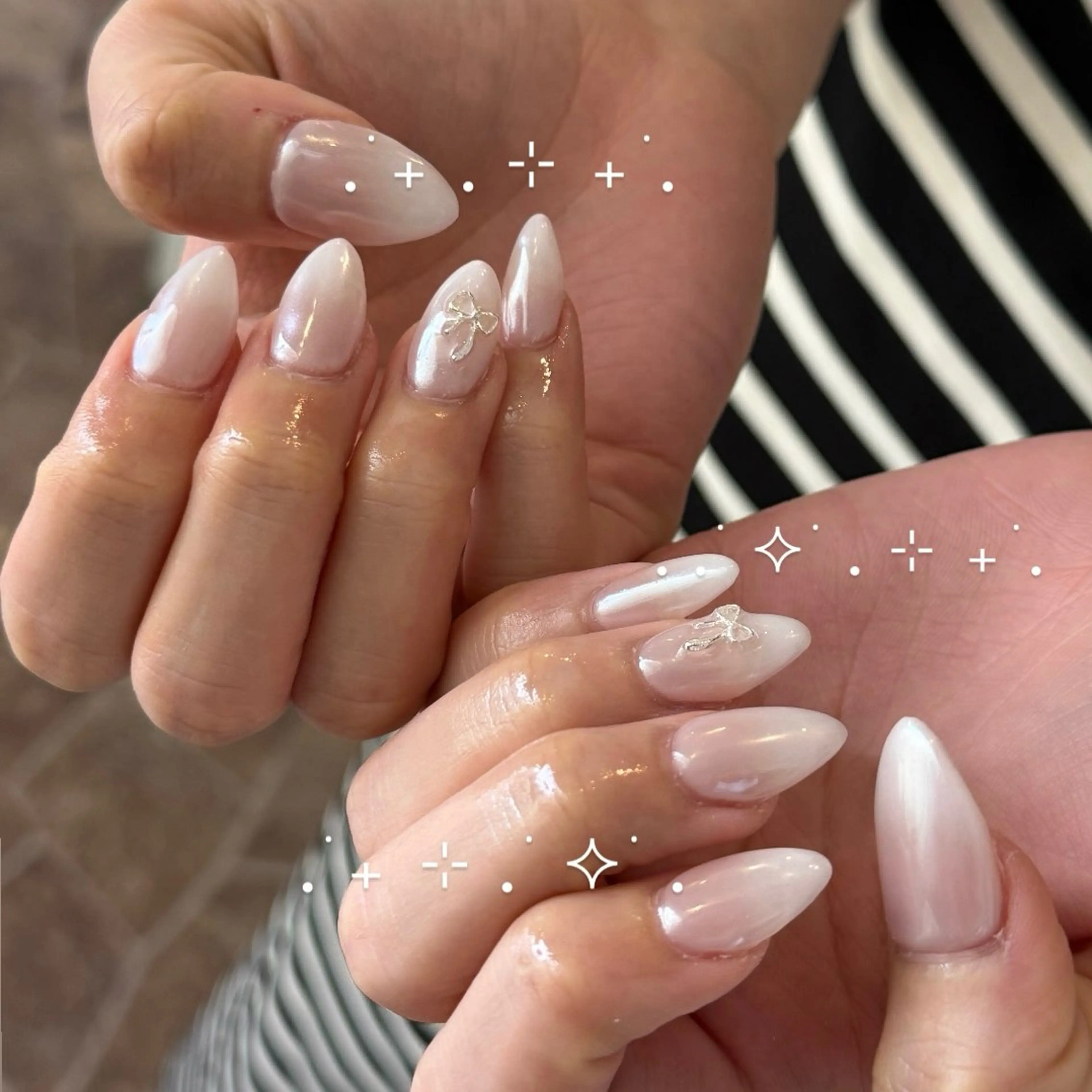 ネイル ホワイト ハンドネイル WOLTOKYO渋谷 yunaのネイルデザイン