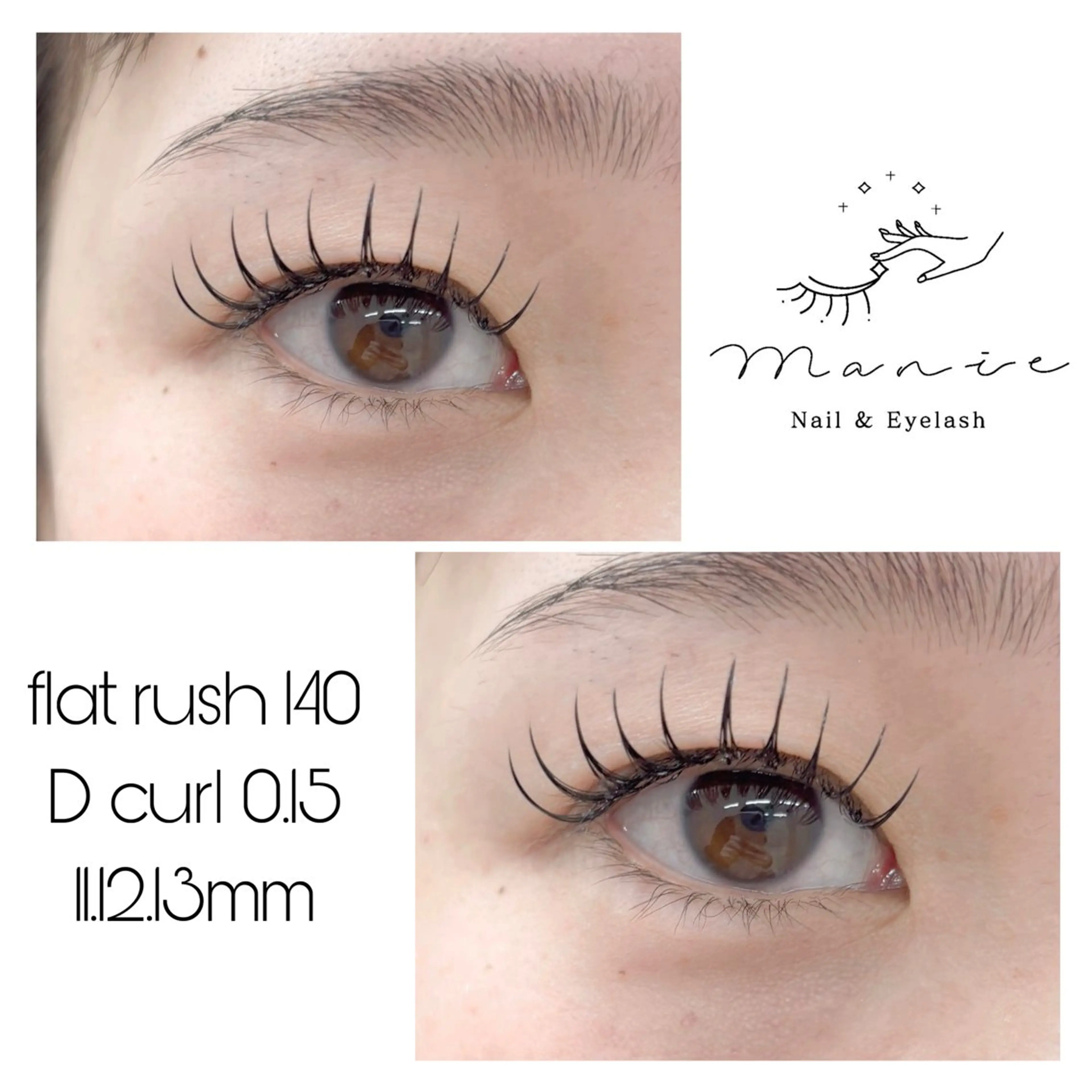 マツエク・マツパ ❤︎manie momoka❤︎のマツエク・マツパデザイン