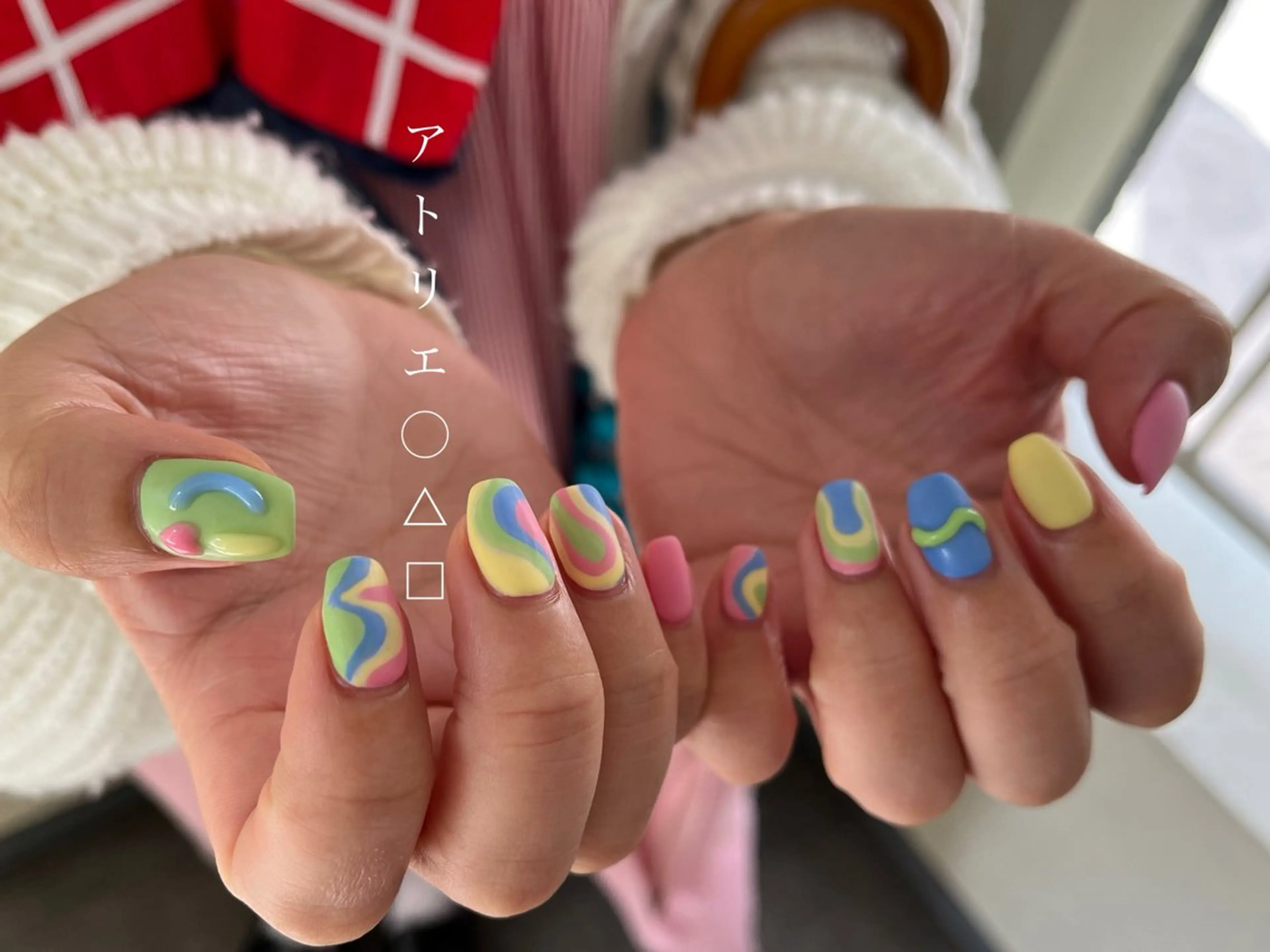 ネイル ハンドネイル アトリエ ○△□のネイルデザイン
