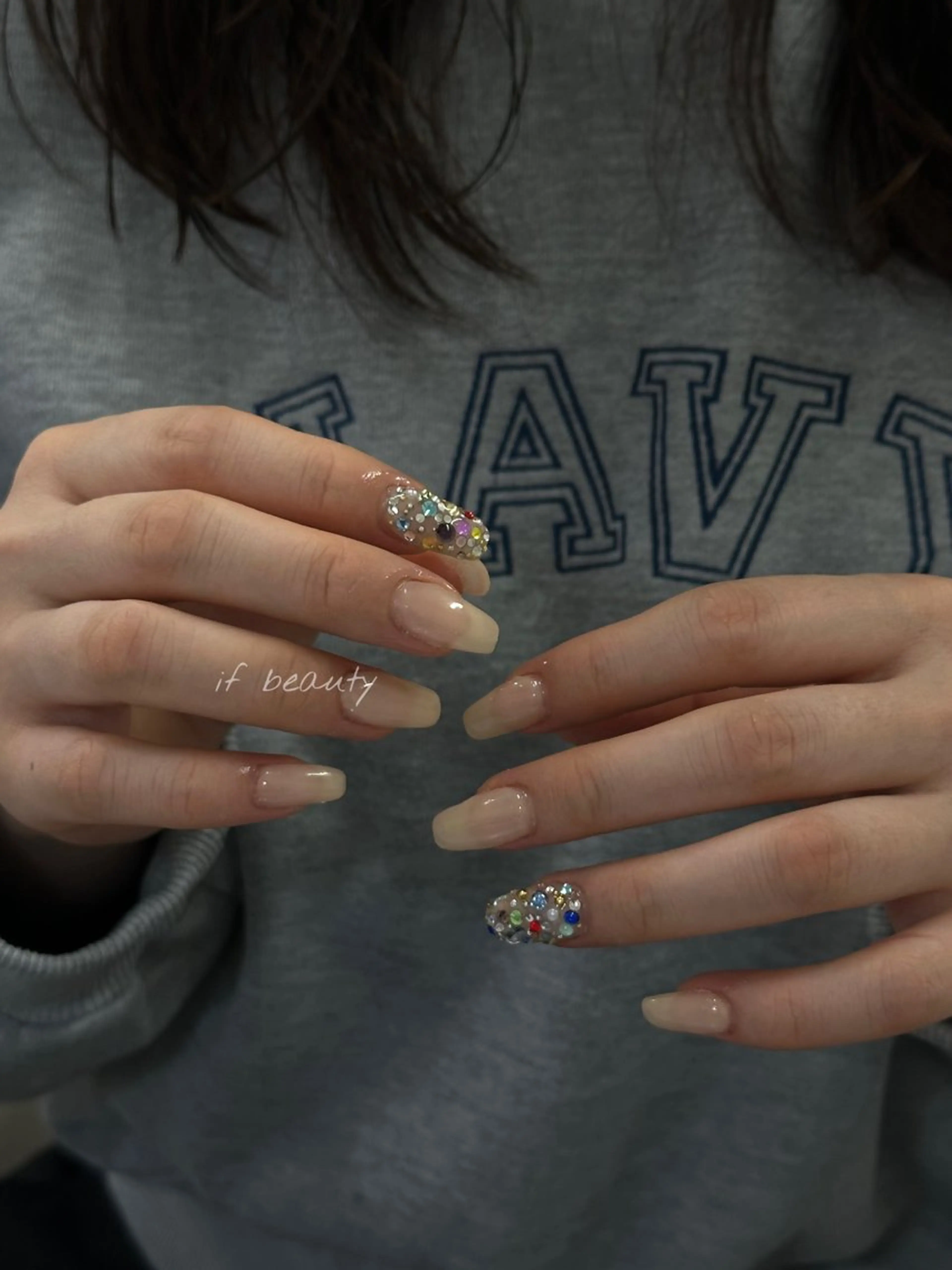 ネイル アートネイル ジェルネイル グラデーション ニュアンスネイル パラジェル ハンドネイル if Hair＆Nail Salon所属・IKA /海外ネイル /個性派/ワンホンのネイルデザイン