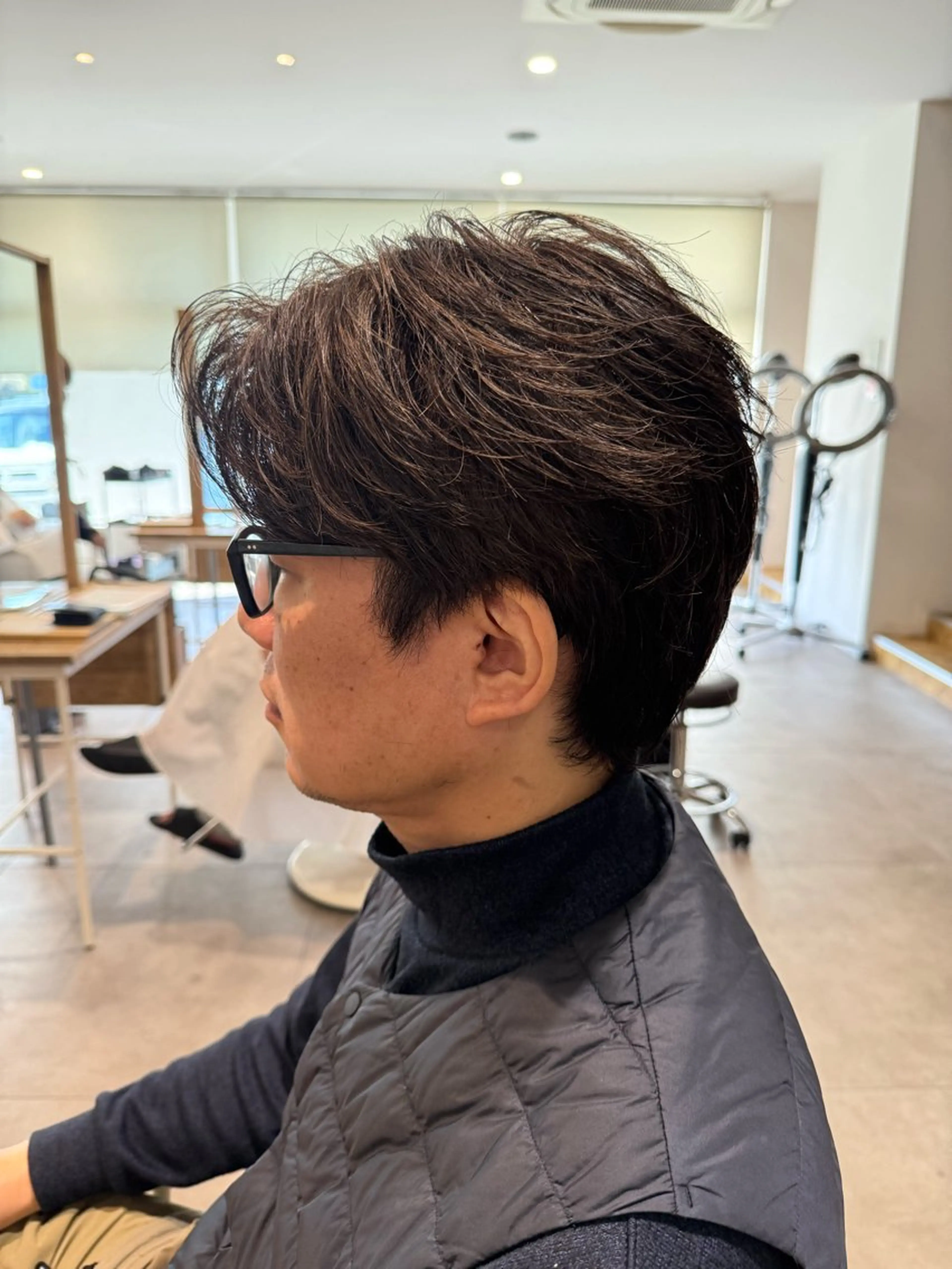 ショート カット パーマ 樋口 令惟のヘアスタイル