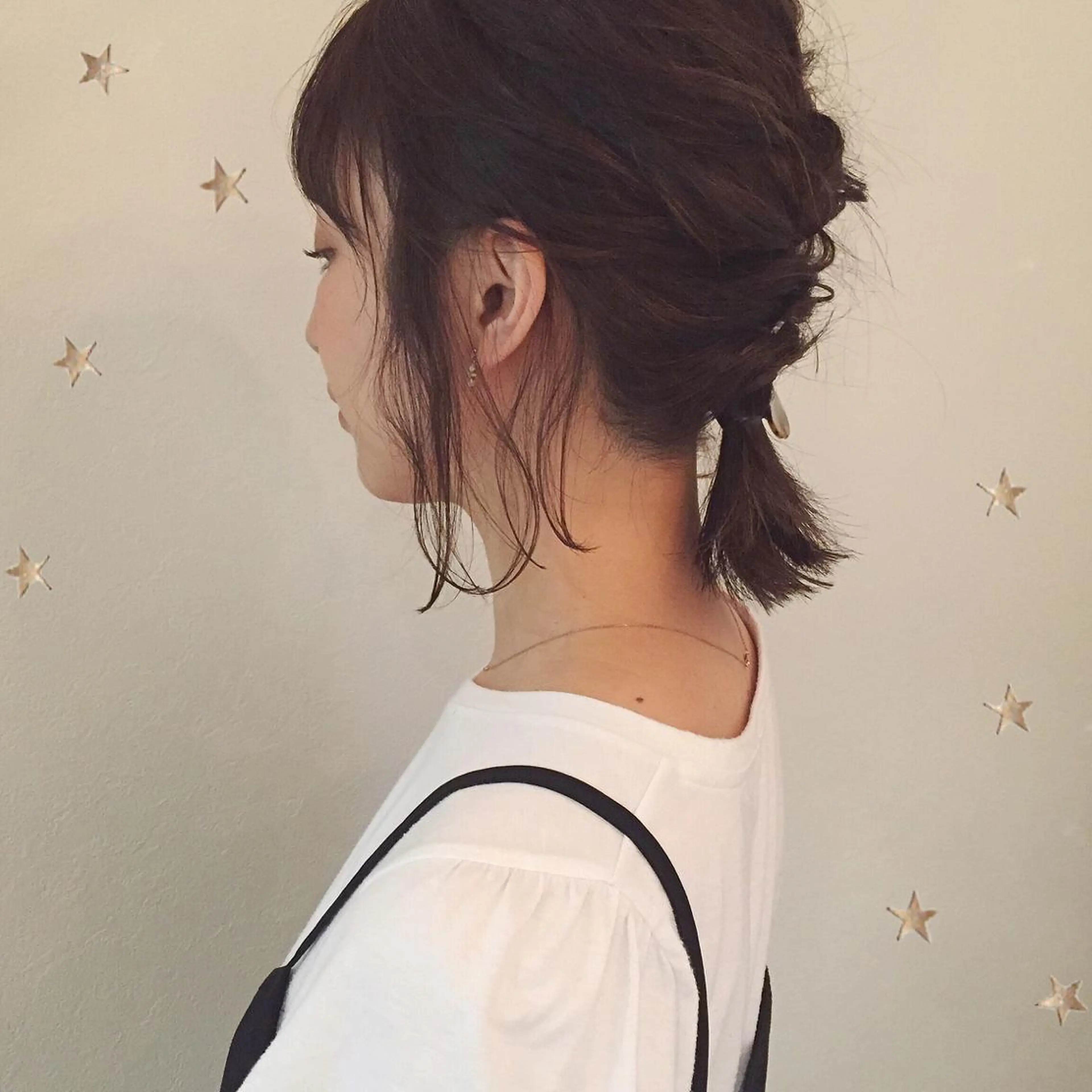 ミディアム ヘアアレンジ ボブ 簡単アレンジ salon AKIRA所属・市川 千夏のヘアスタイル