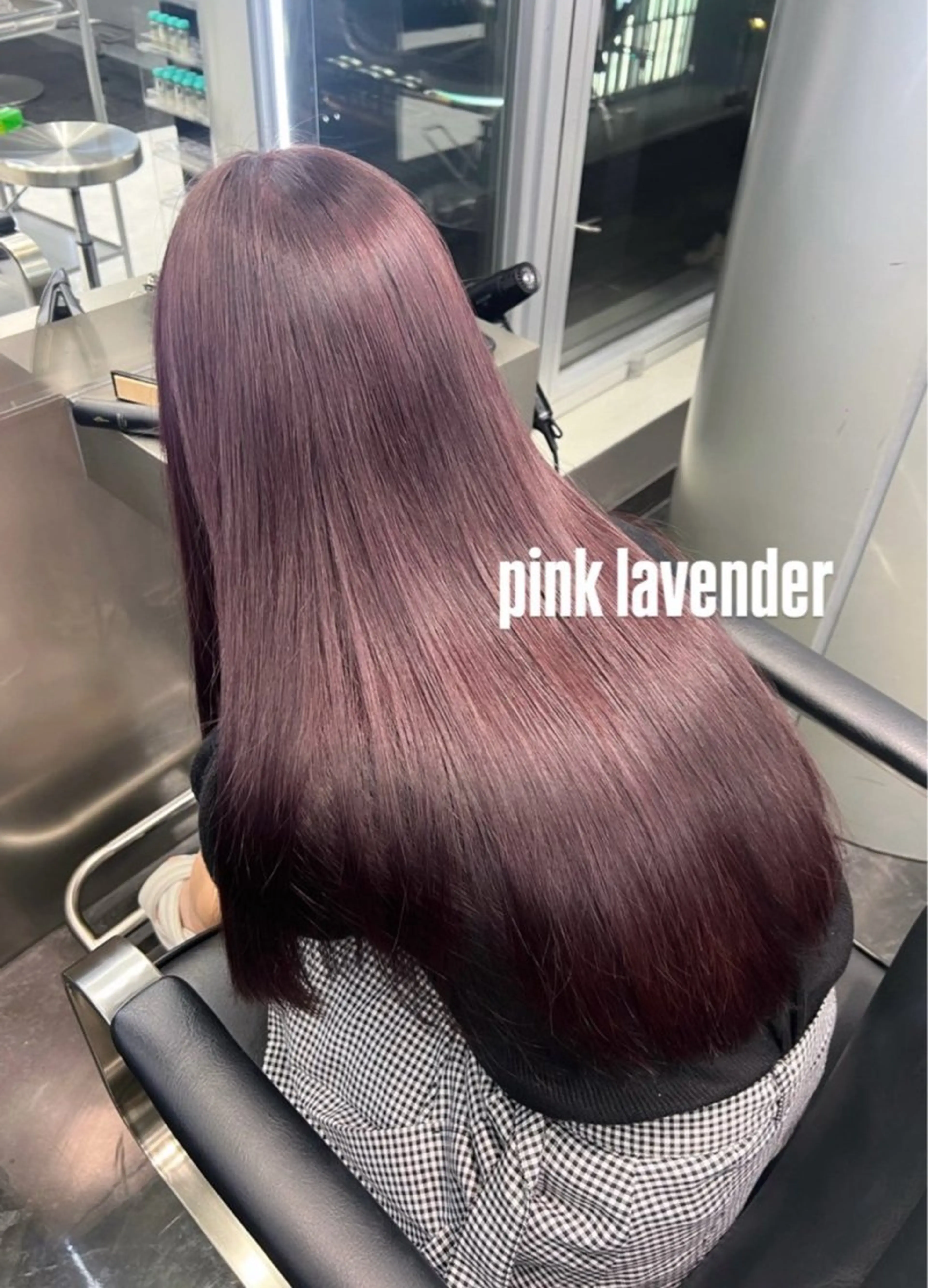 ロング カラー ブリーチ 透明感カラー ラベンダーカラー ピンクカラー ピンクラベンダー ミルクティー/透明感 カラー🎀YURIAのヘアスタイル