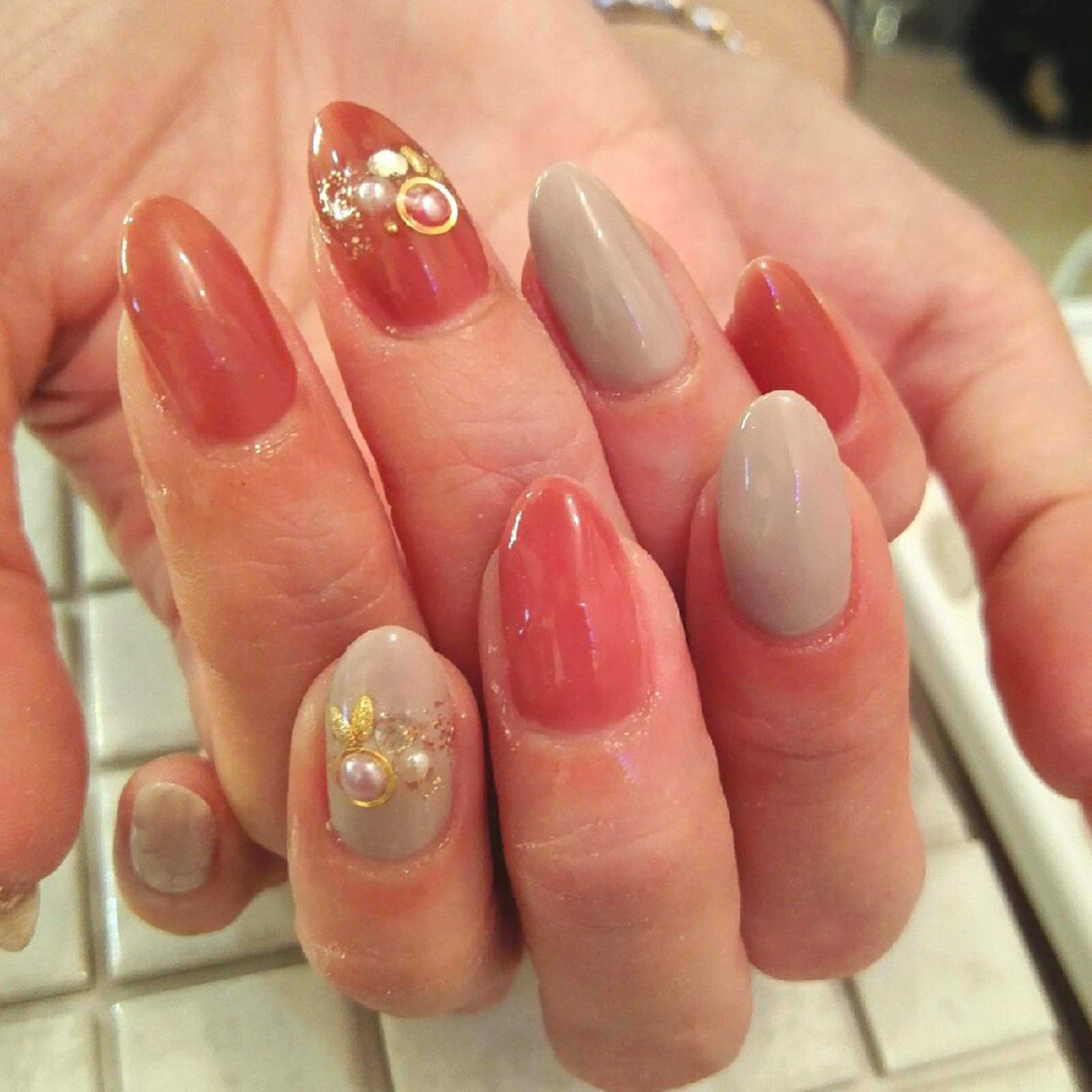 ネイル アートネイル シンプルネイル ハンドネイル private salon mieのネイルデザイン