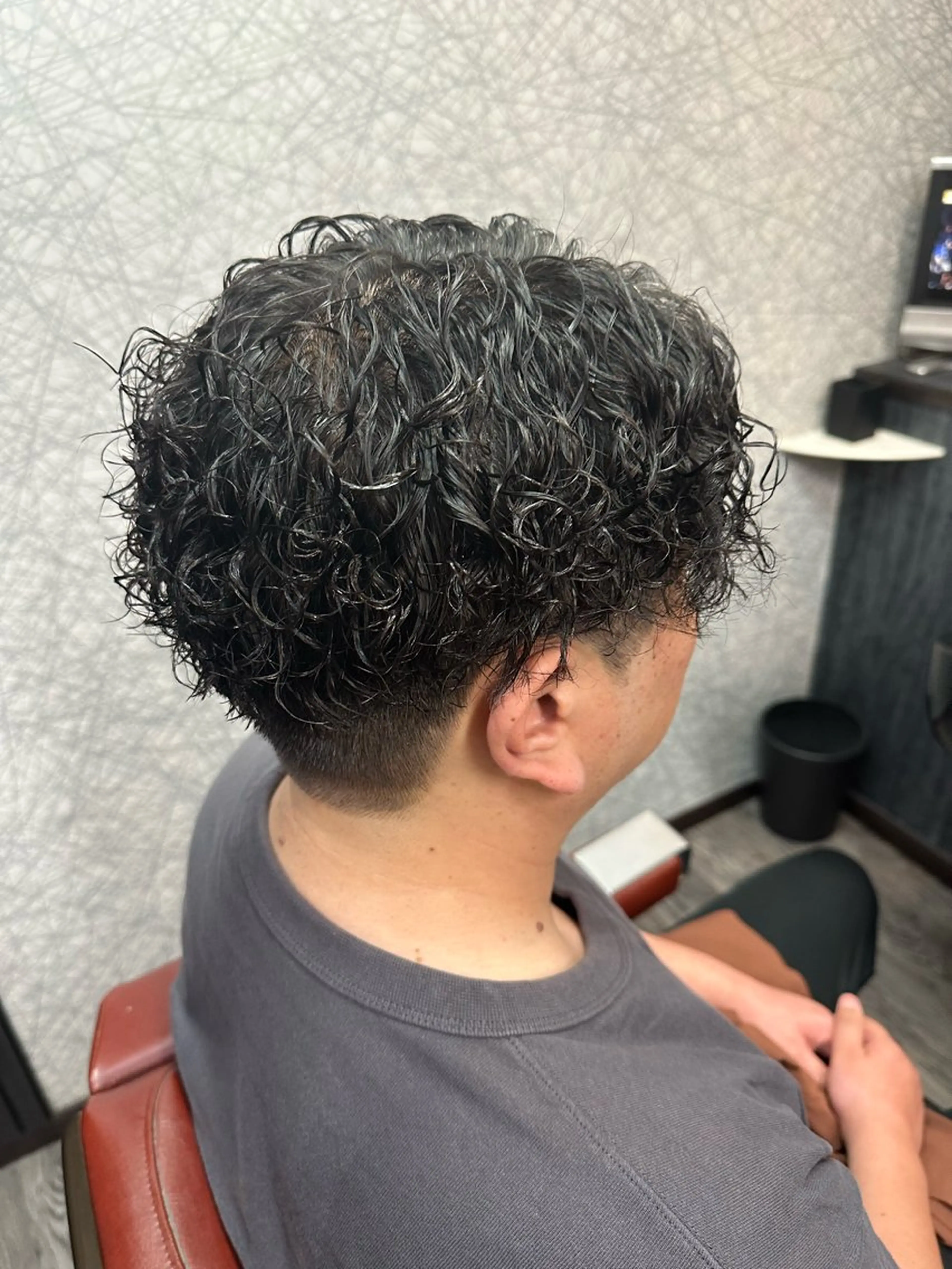 ショート パーマ 田島 颯人のヘアスタイル