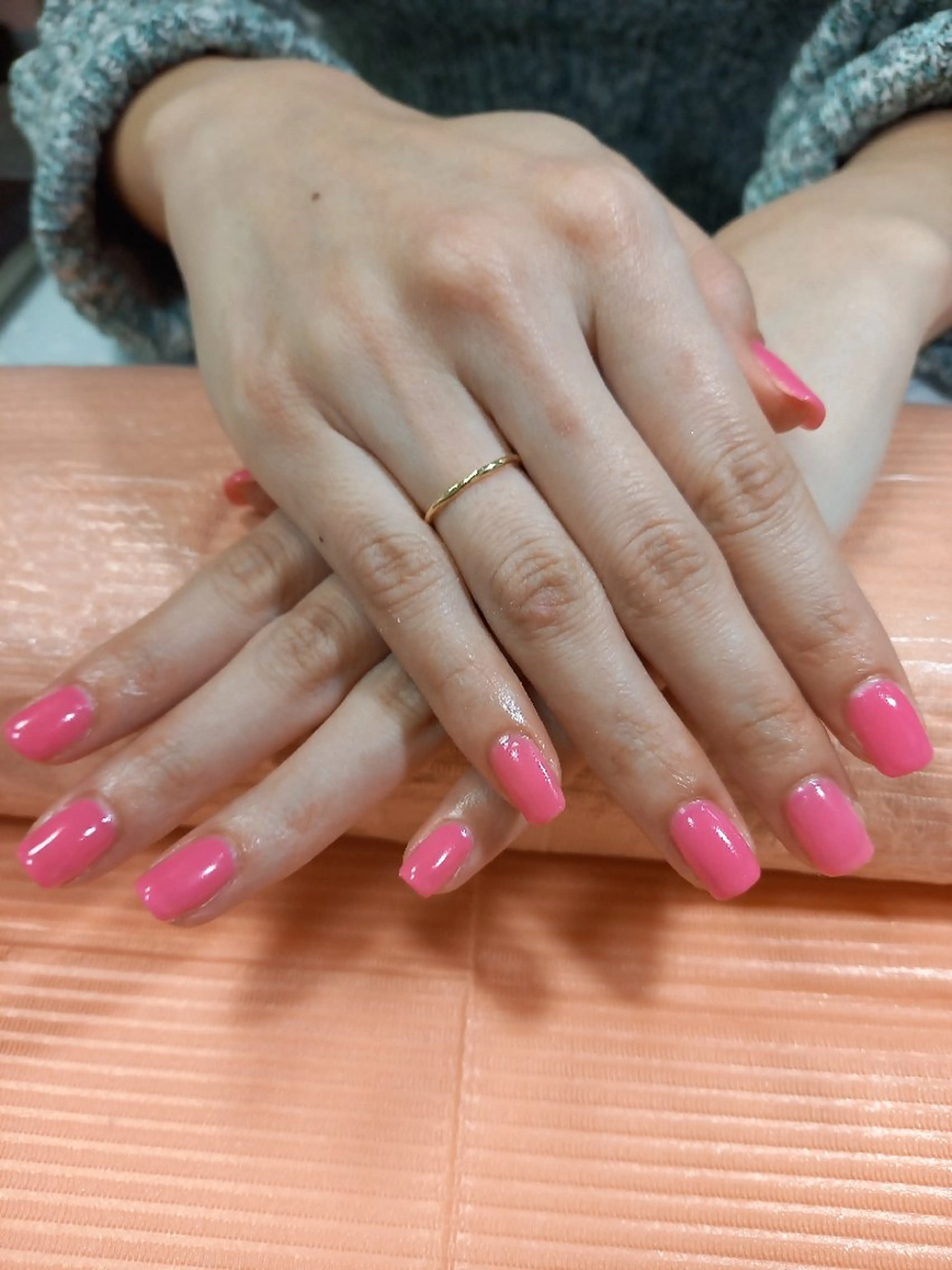 ネイル ワンカラーネイル ネイリスト aoiのネイルデザイン