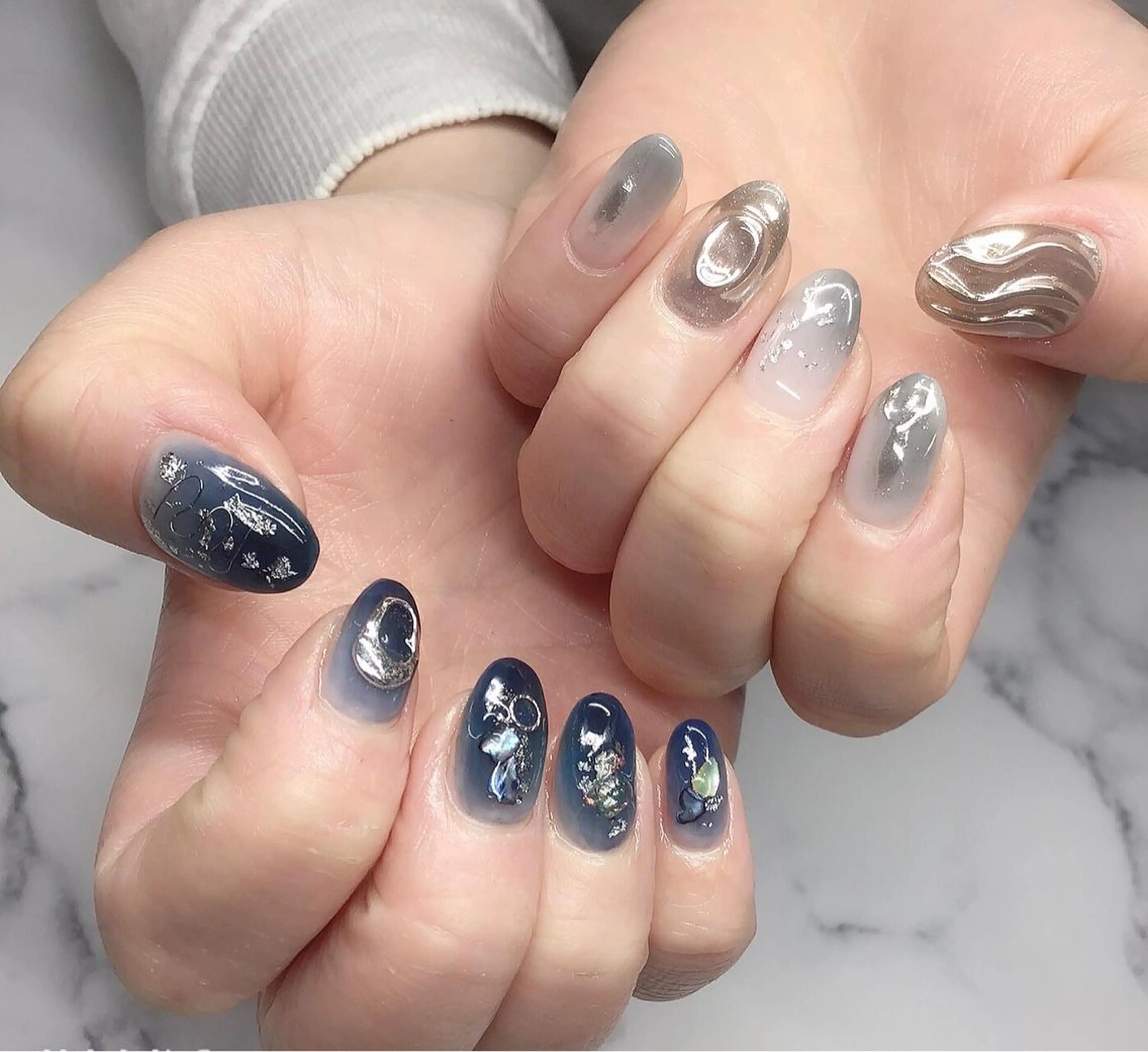 カラー メンズ キッズ ネイル マツエク・マツパ 福田 加奈のネイルデザイン