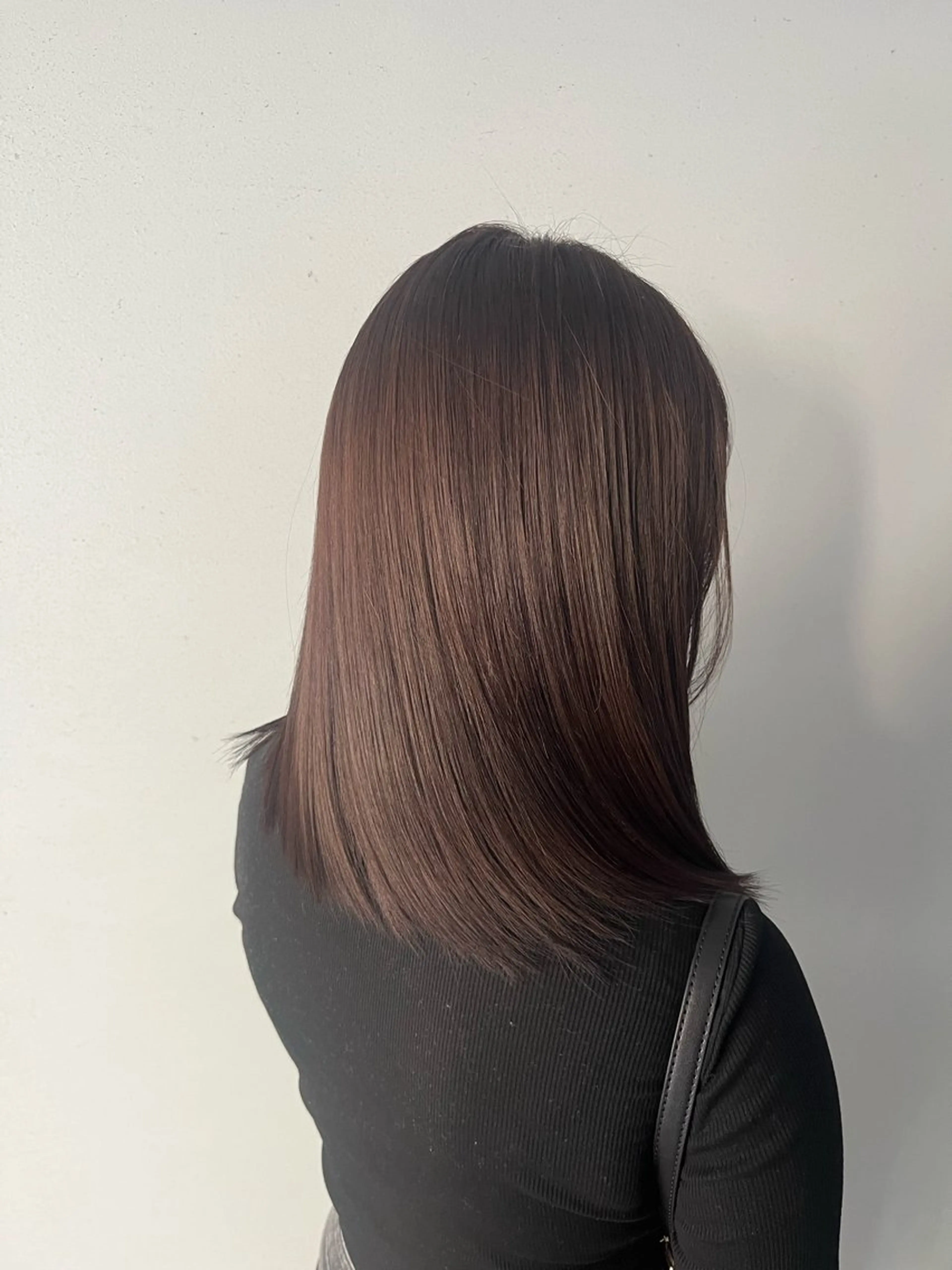 髪質改善カラーの写真