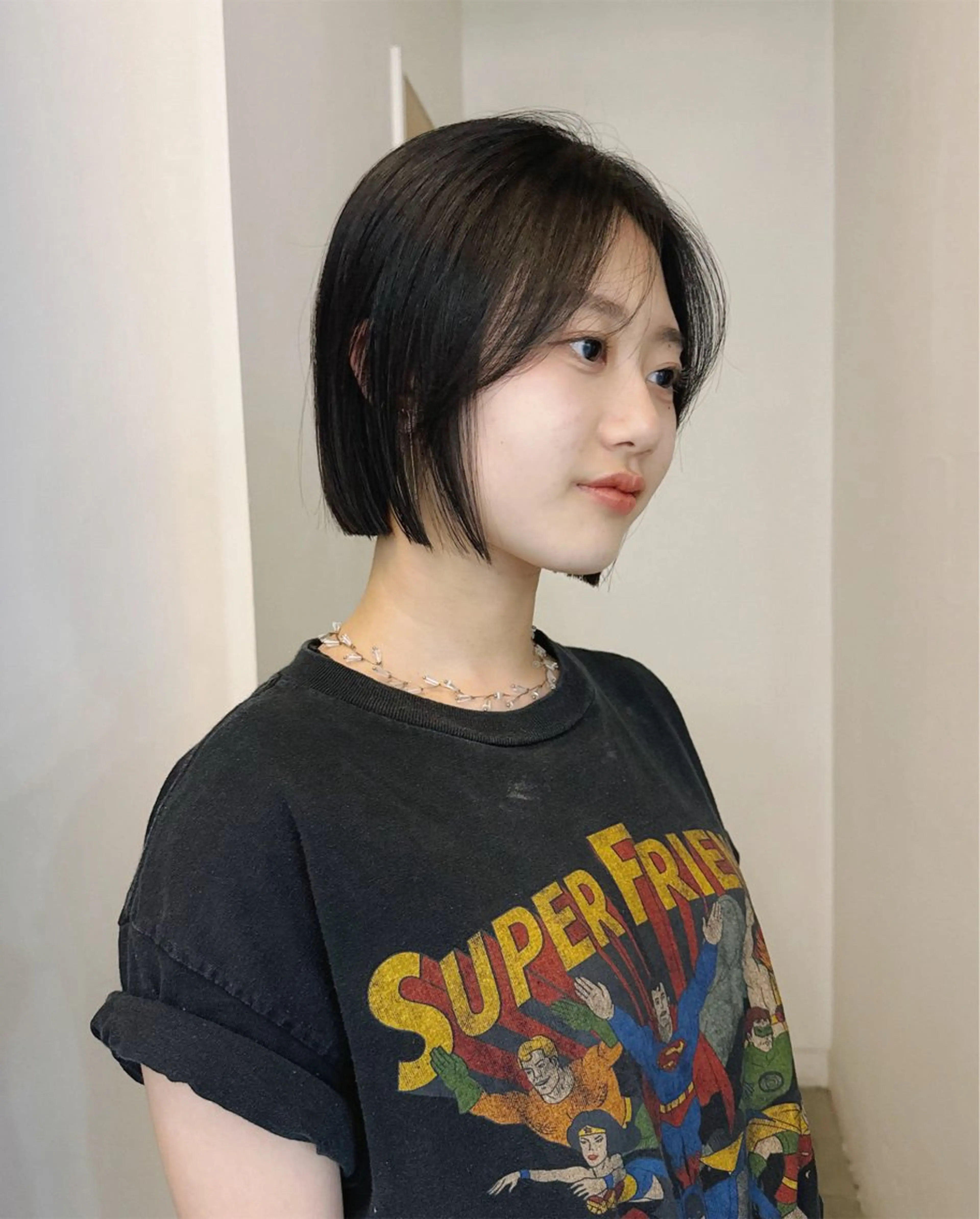 カット＋艶カラー＋ナチュラルストレートパーマ🫧の写真