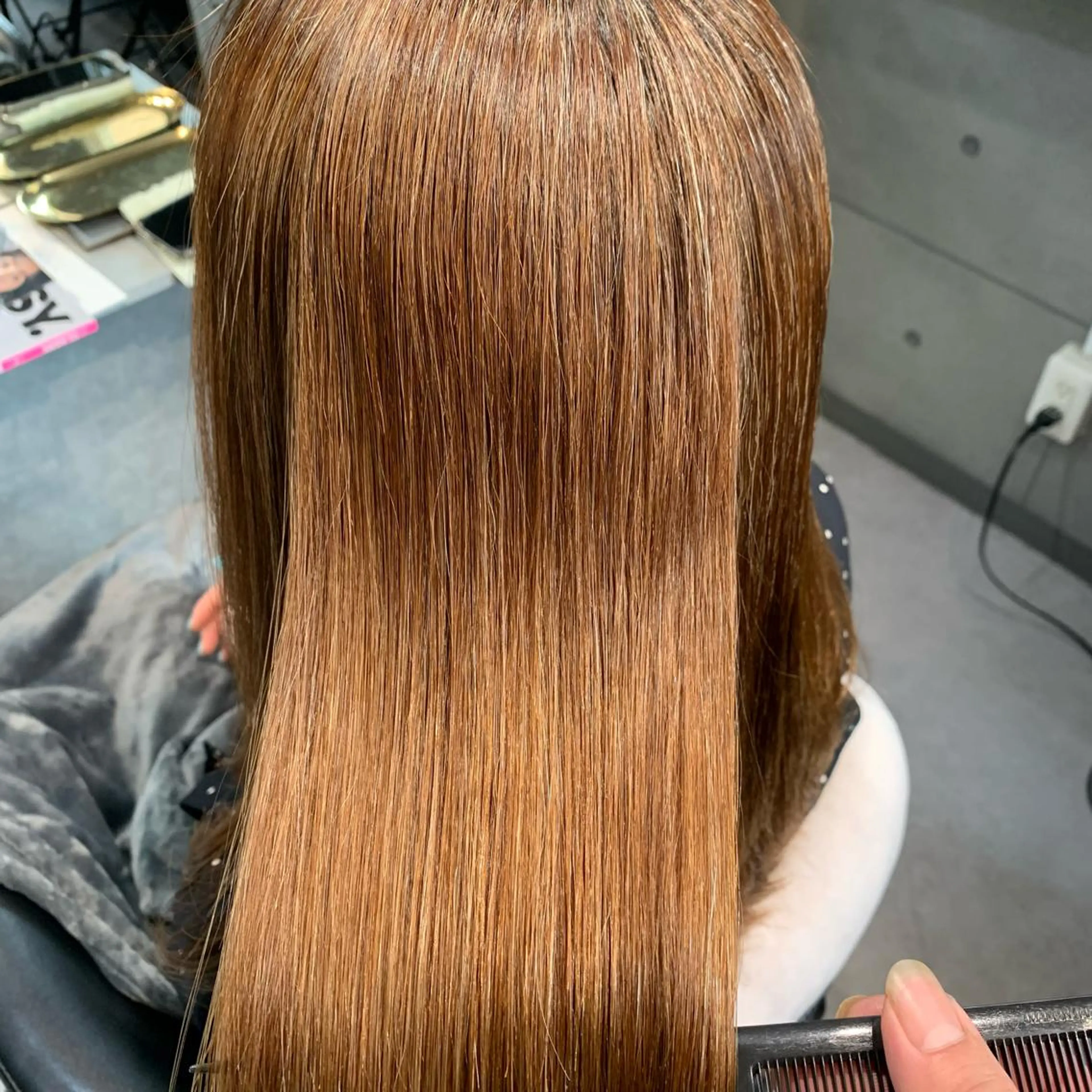 ロング トリートメント ディレクター鮫島 俊介のヘアスタイル