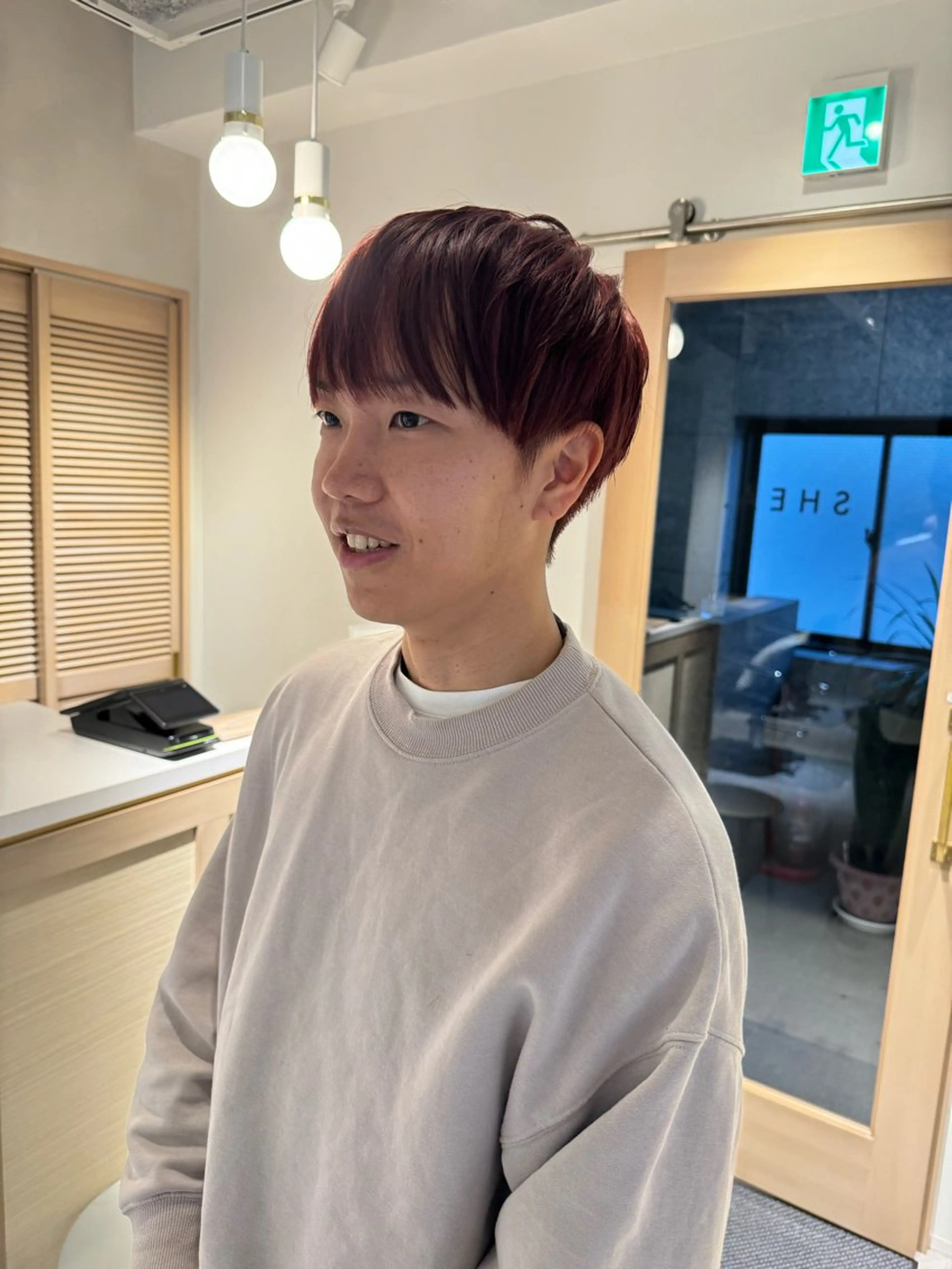 ショート ショートヘア 頭皮につけないカラー /白髪ぼかし/実加永のヘアスタイル