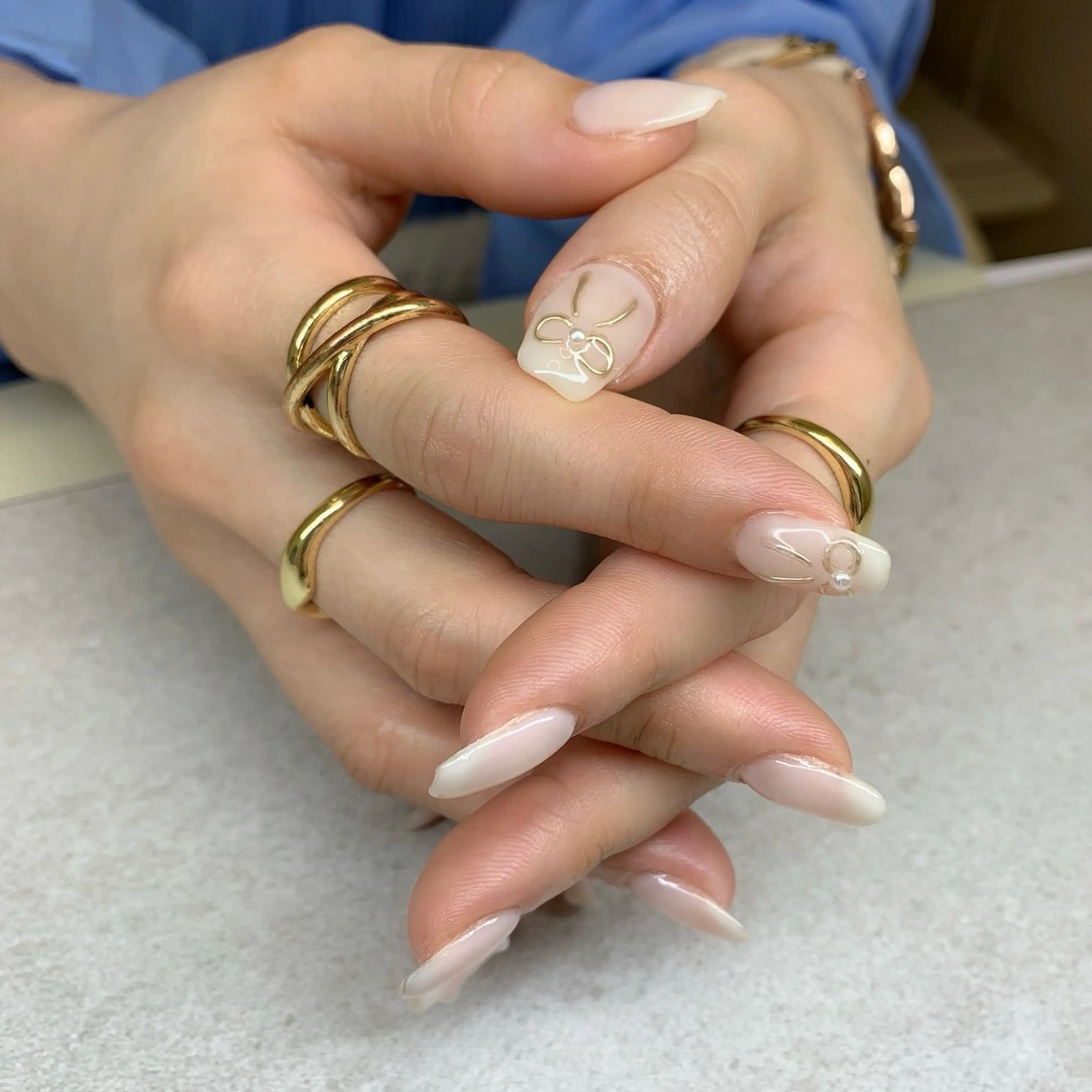 ネイル 🎀sao🎀銀座 韓国/ワンホンネイルのネイルデザイン