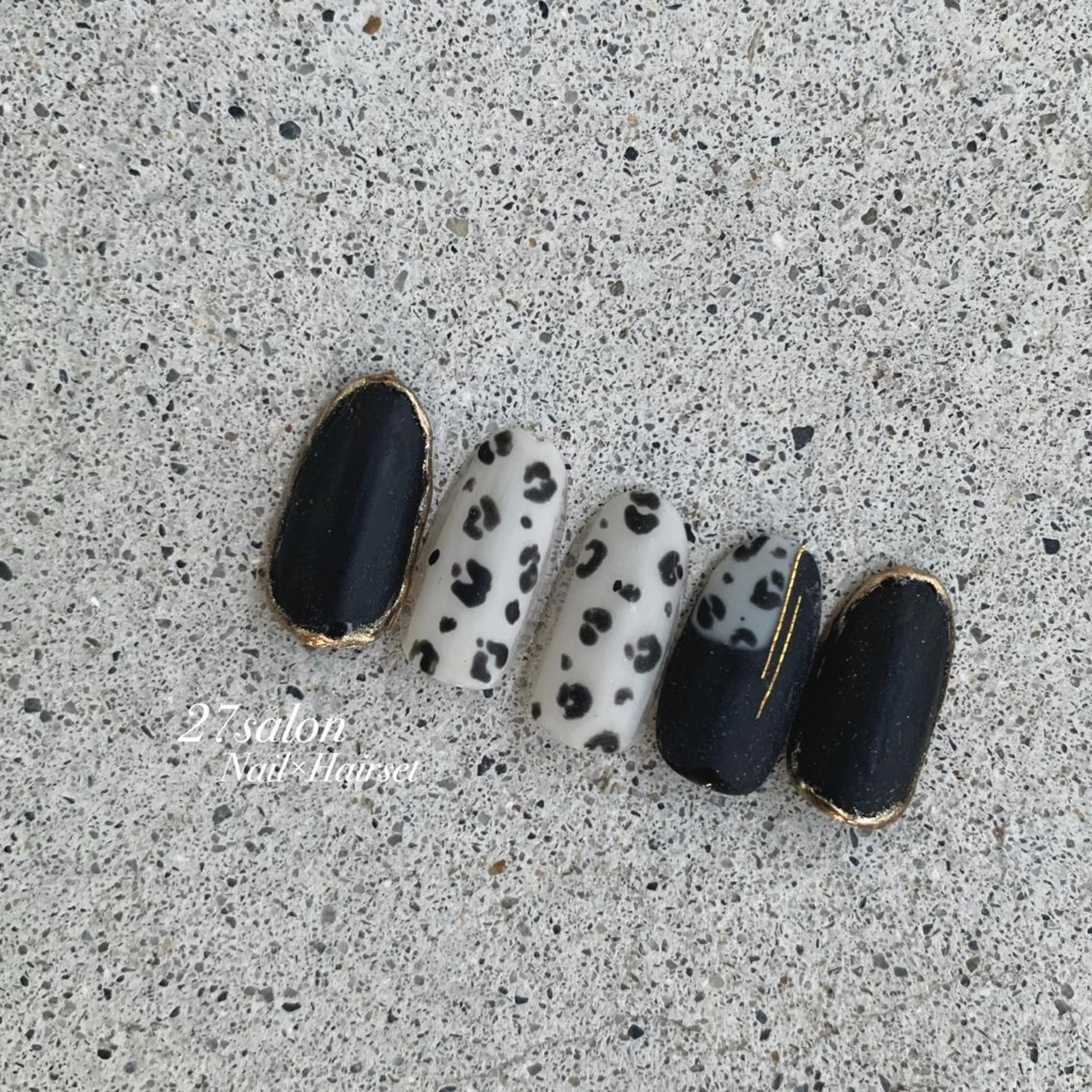 ネイル アニマル柄 韓国ネイル 27salon yuinaのネイルデザイン