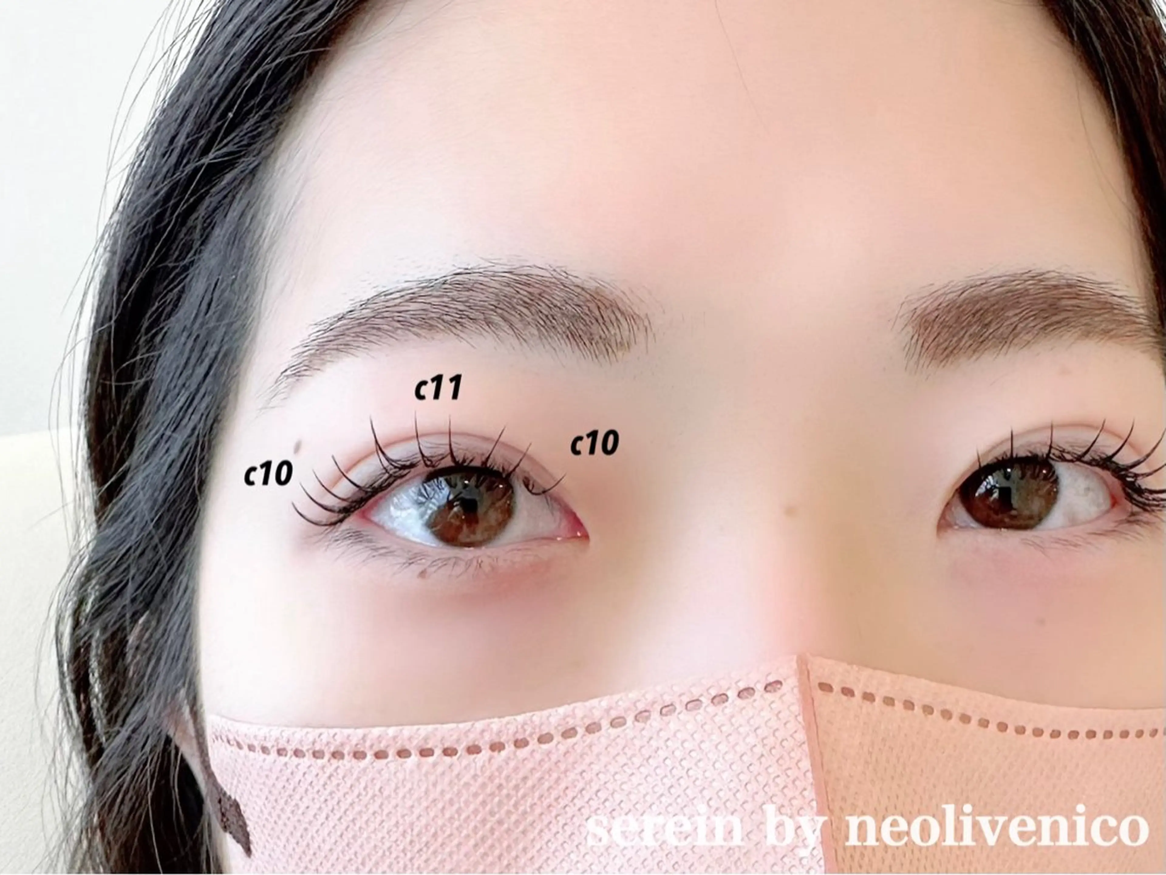 マツエク・マツパ マツエク 丸山 知夏のマツエク・マツパデザイン