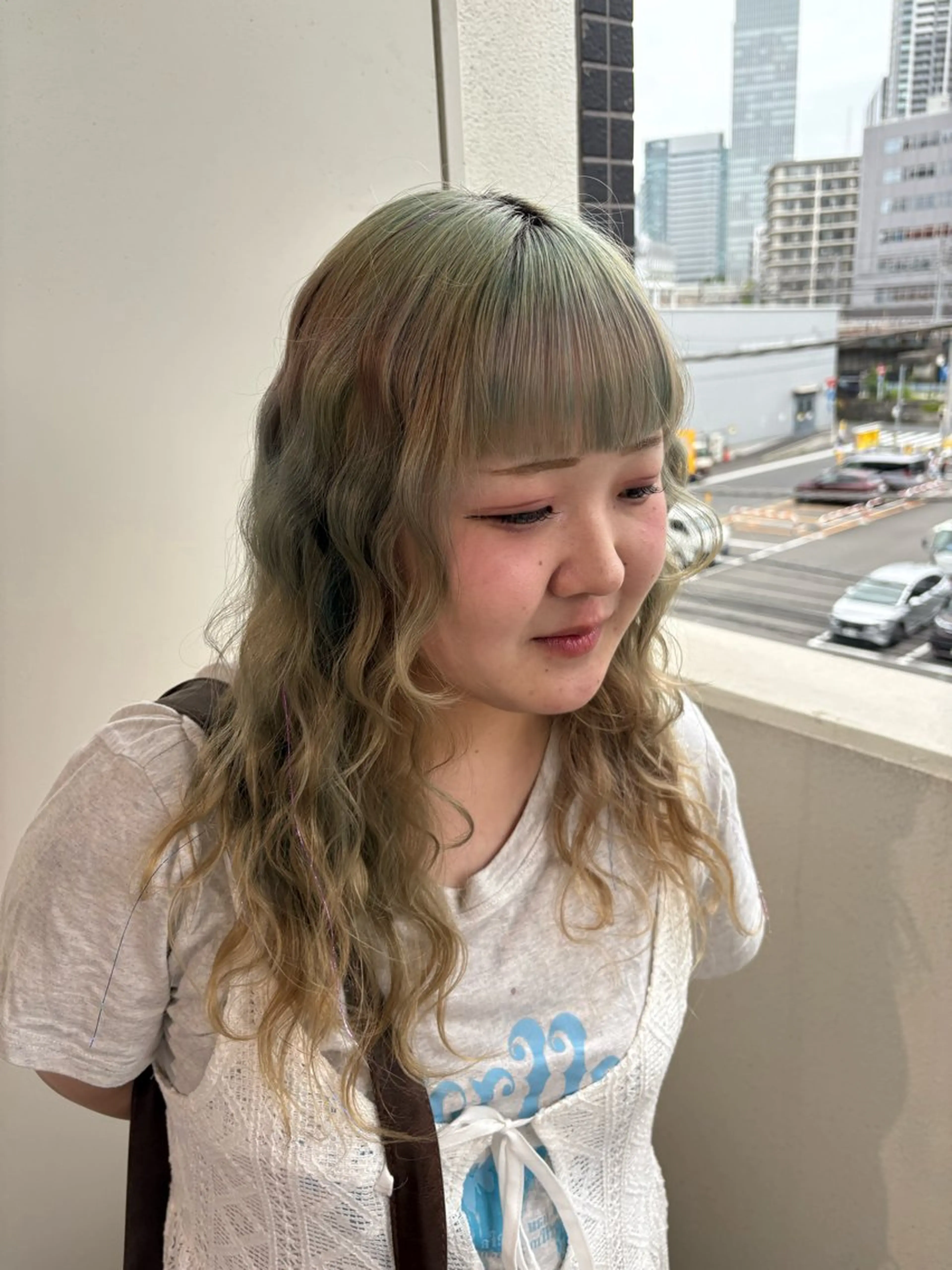 セミロング セミロングパーマ 🧵個性派/横浜パー マ/暖色/ミミのヘアスタイル