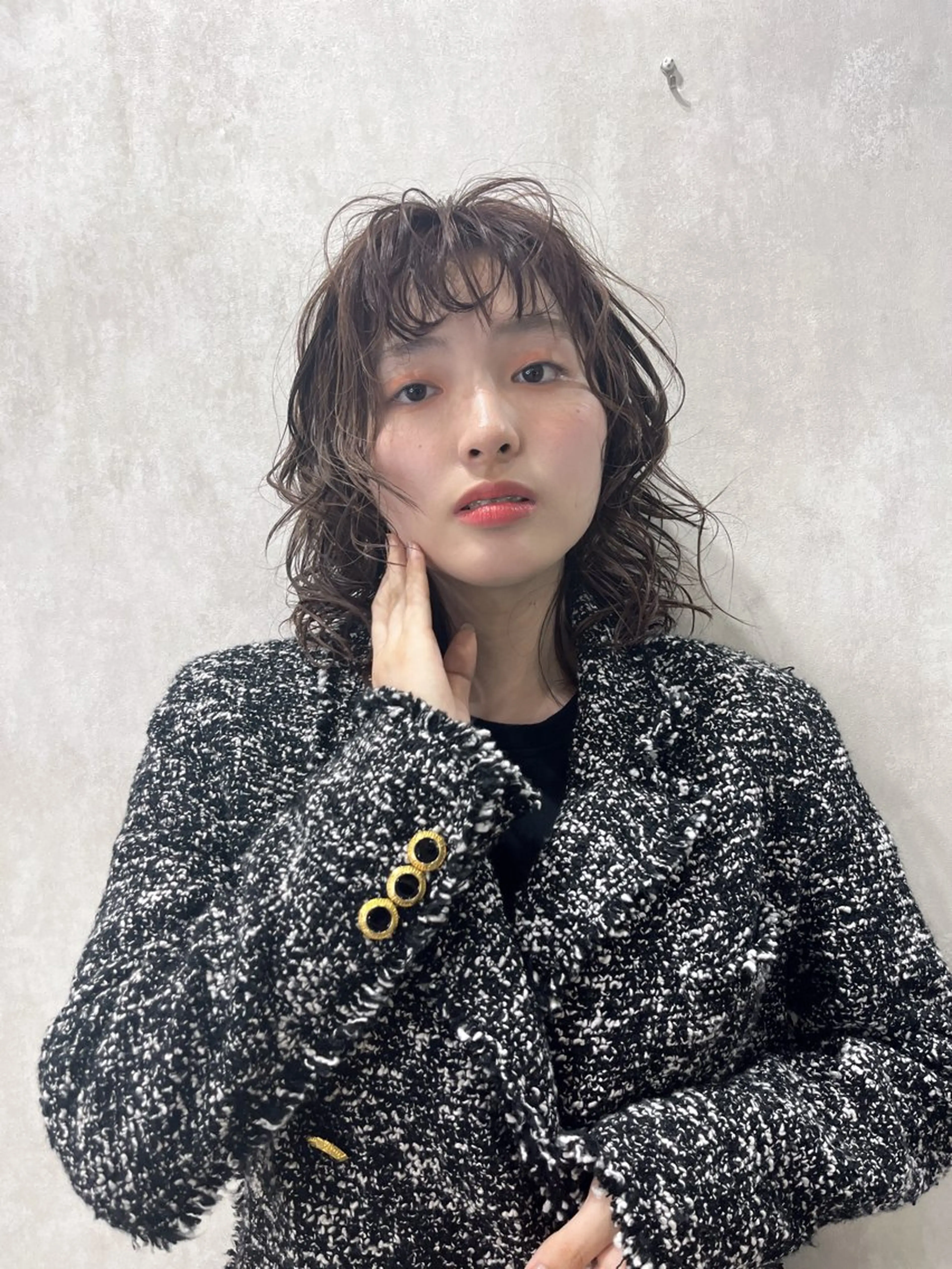 ミディアム 池袋/似合わせ/縮毛 髪質改善【ugen】のヘアスタイル