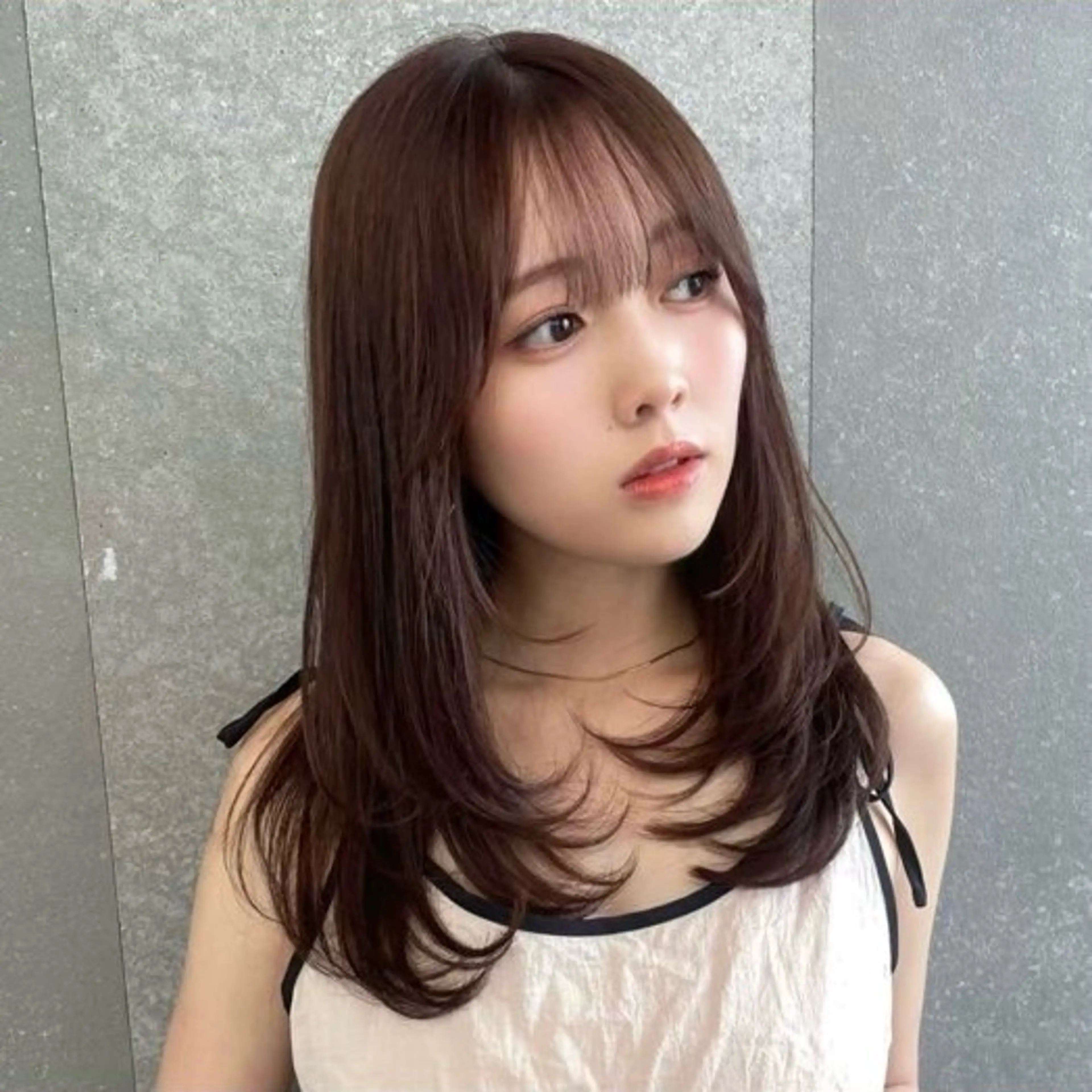 ミディアム カラー 🎀Rimi୨୧ ✨艶✨color🎀のヘアスタイル