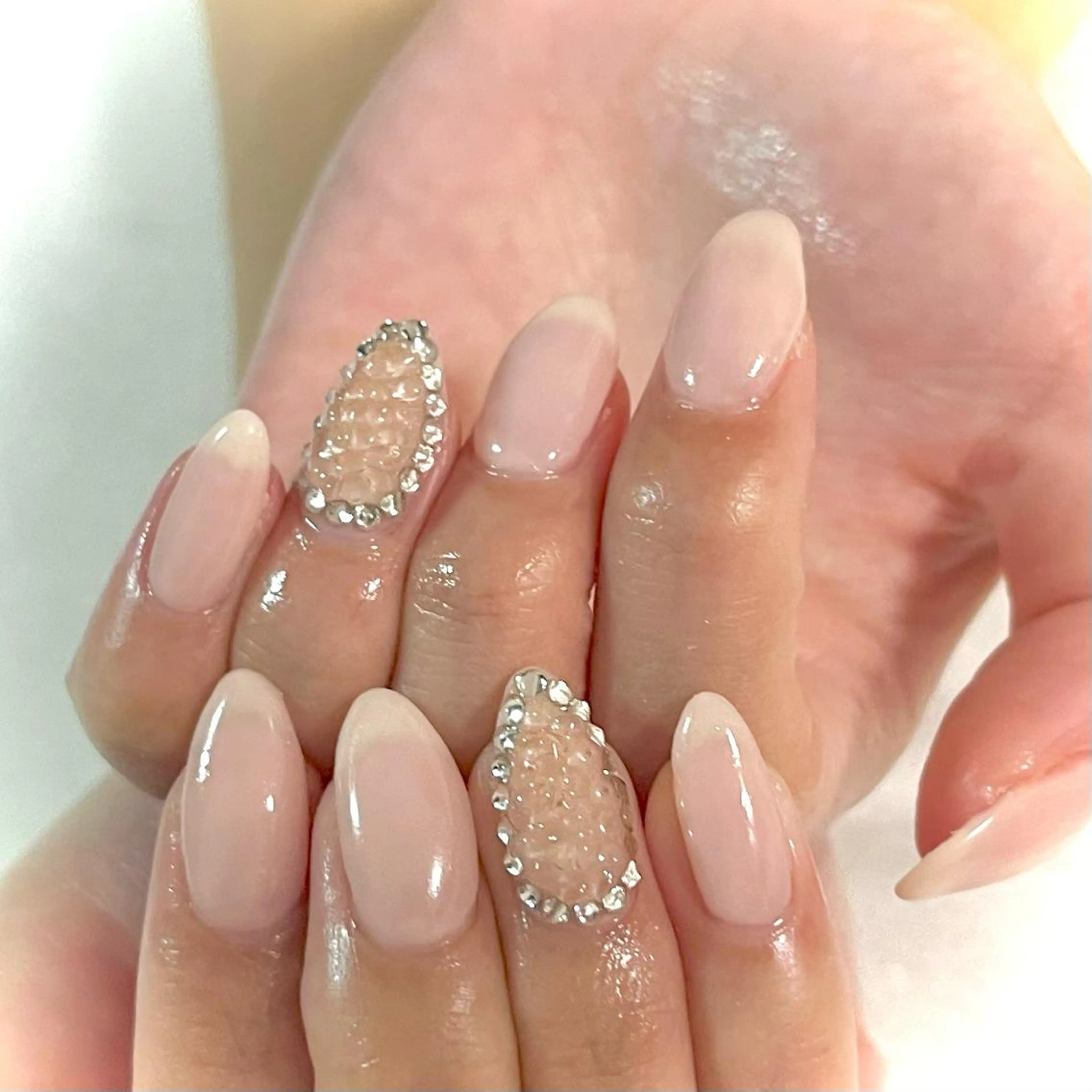 長さだし2本アート(パラジェル)の写真