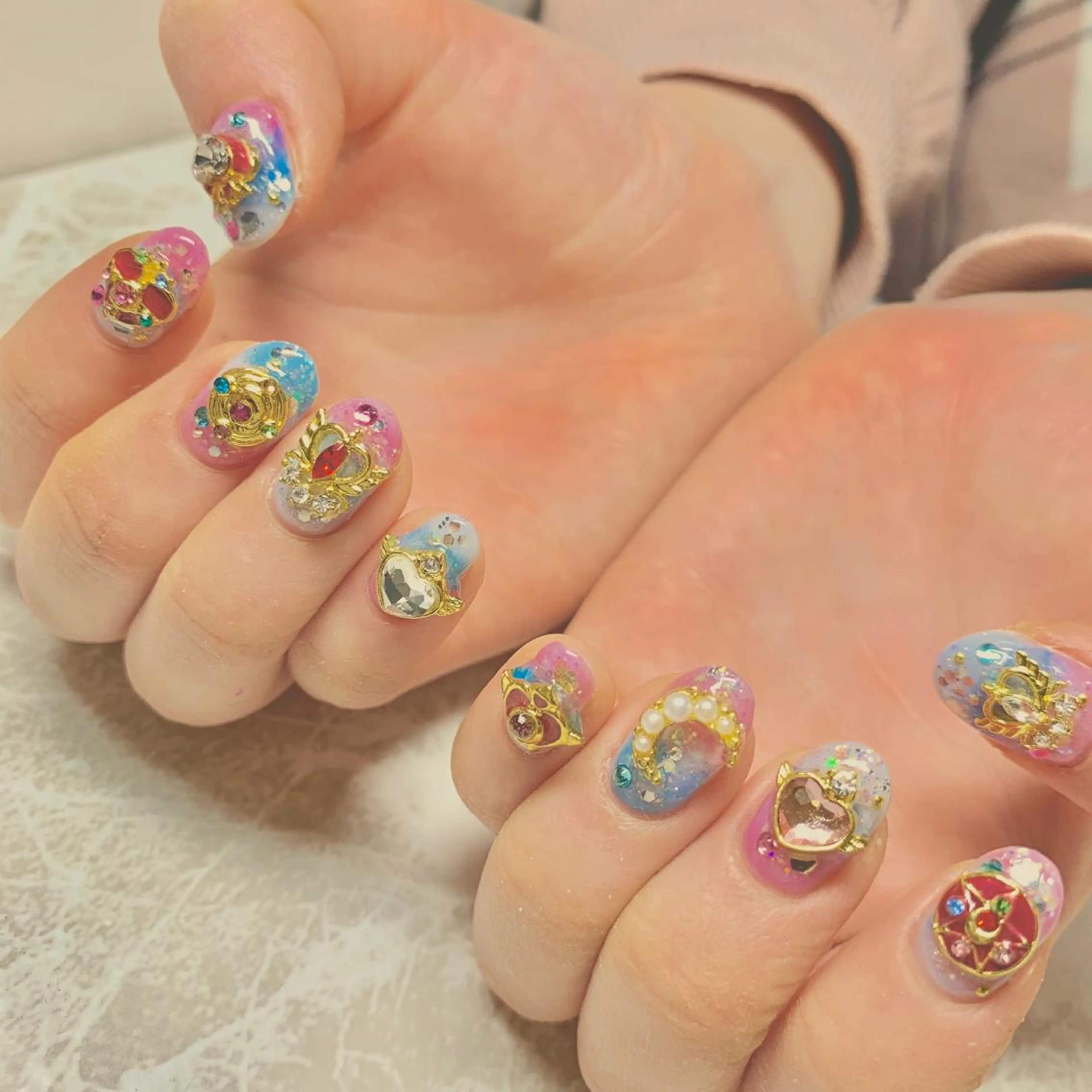 ネイル 持ち込み LULU LIMAのネイルデザイン