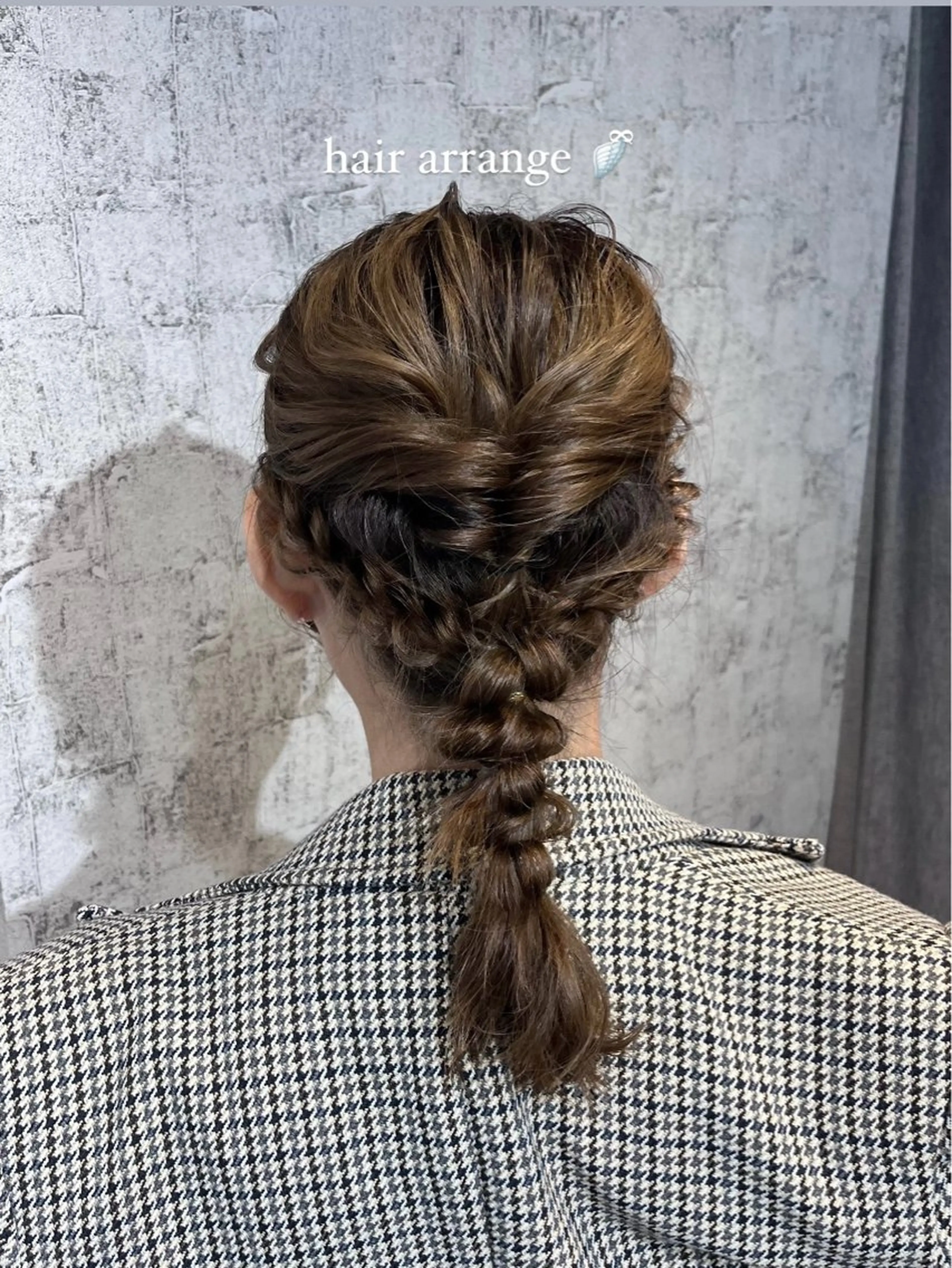 〘 浴衣･結婚式〙🪽ヘアセット🎀※編みおろし、シニヨン限定⟡.·の写真