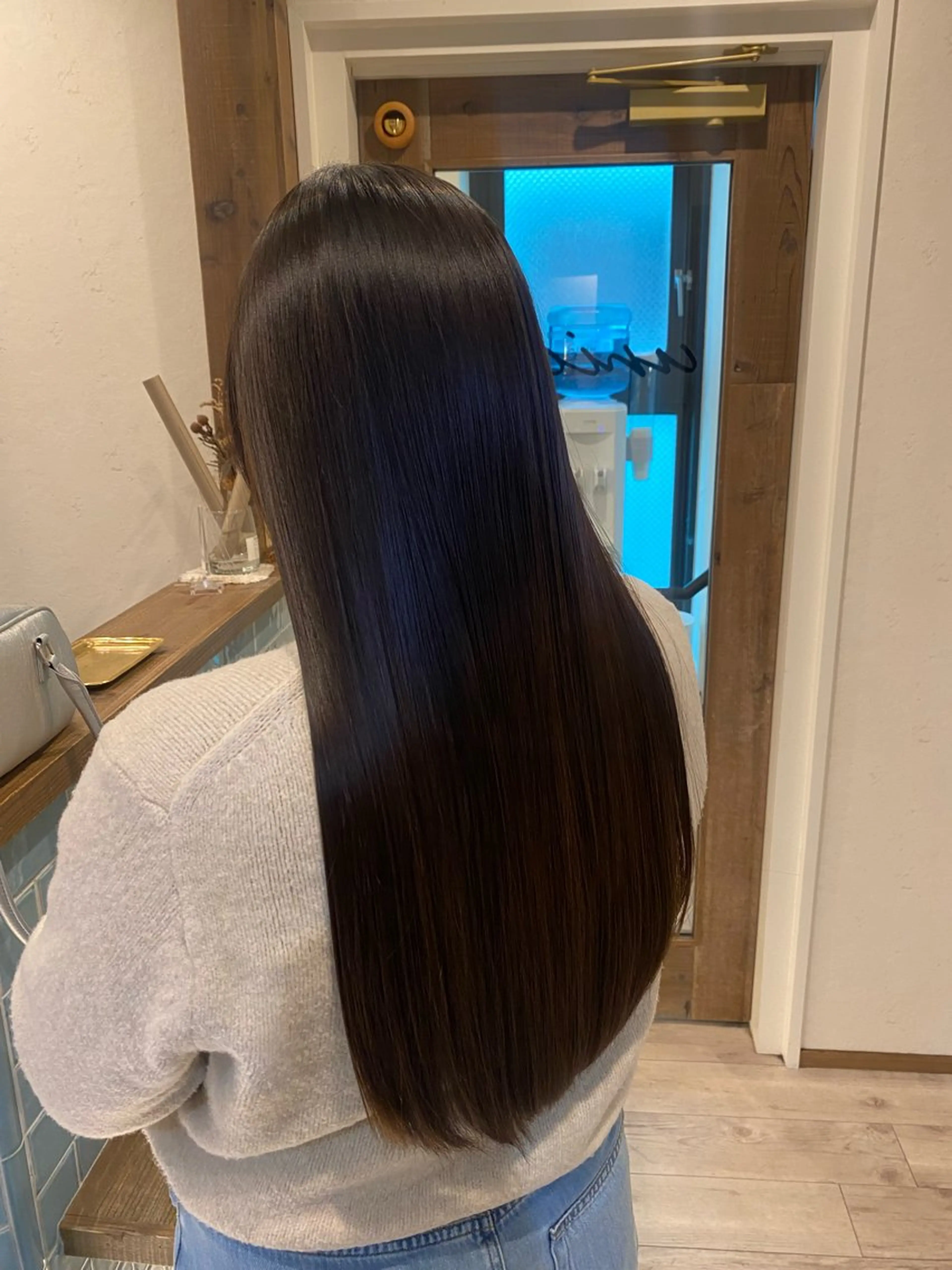 セミロング 髪質改善 トリートメント カット トリートメント 🍑 モモカ🍑のヘアスタイル