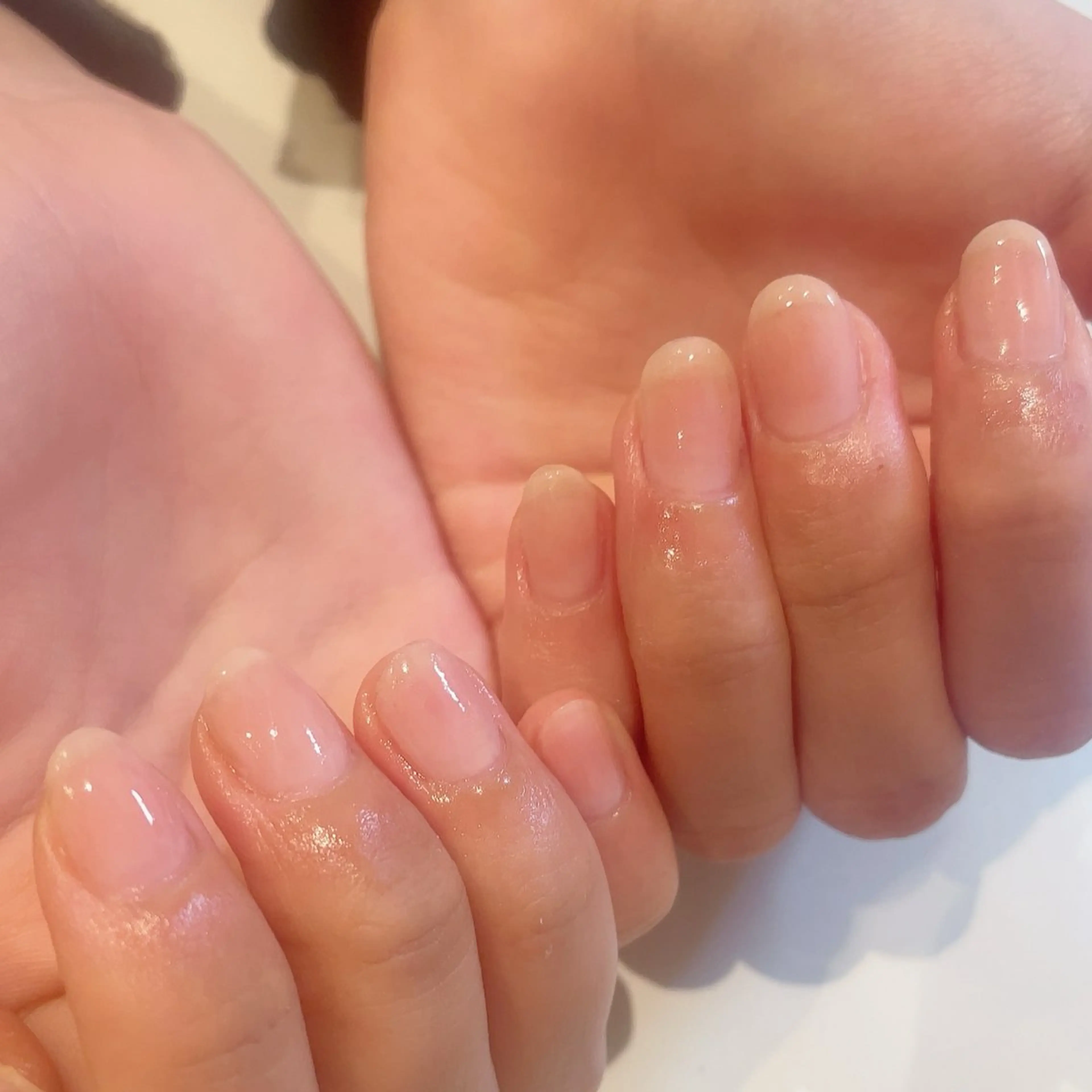 ネイル グラデーション ピンク ホワイト 【Chopin】 yukaのネイルデザイン