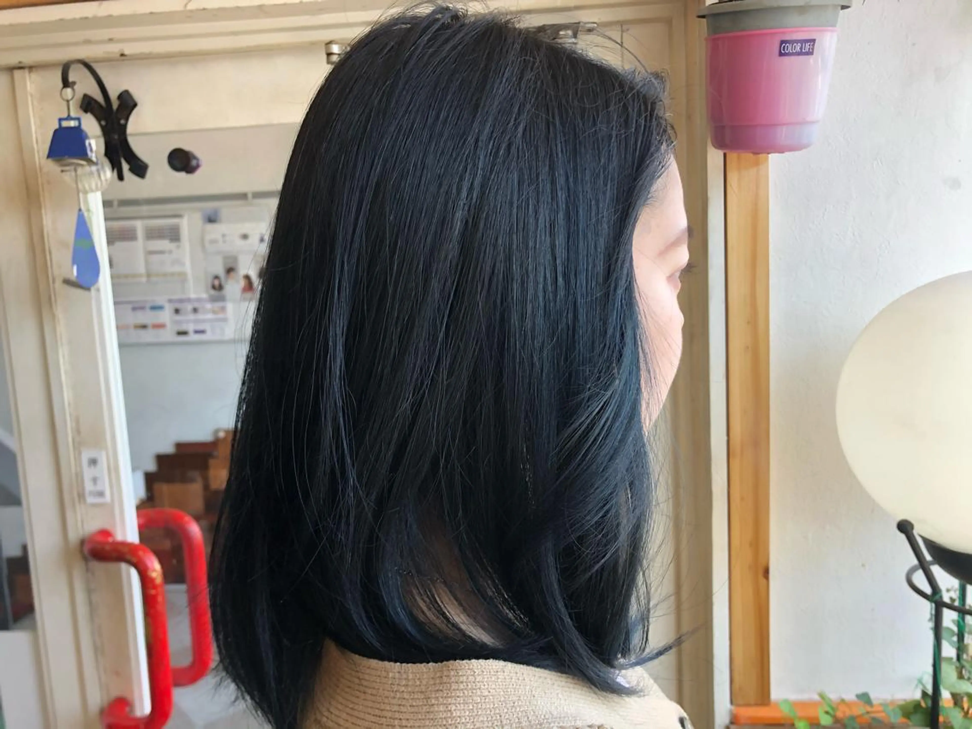 😍手触り最高😍ツヤカラー＋カット+ダメージ防止トリートメント  男性歓迎😘新色続々登場。😍木曜カラー10%🈹引の写真