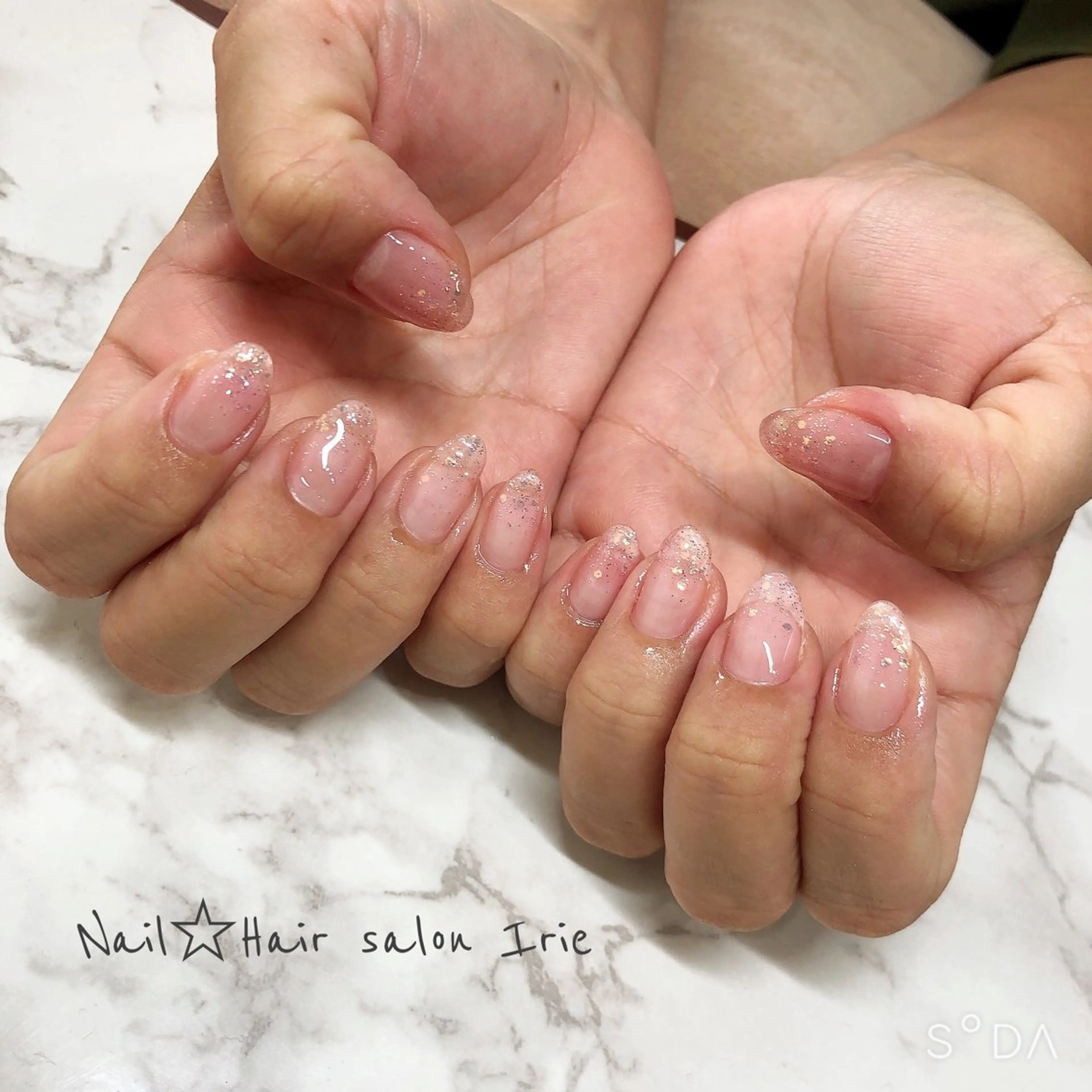 ネイル ハンドネイル ハンドケア Hair salon Irie所属・與儀 知佳のネイルデザイン