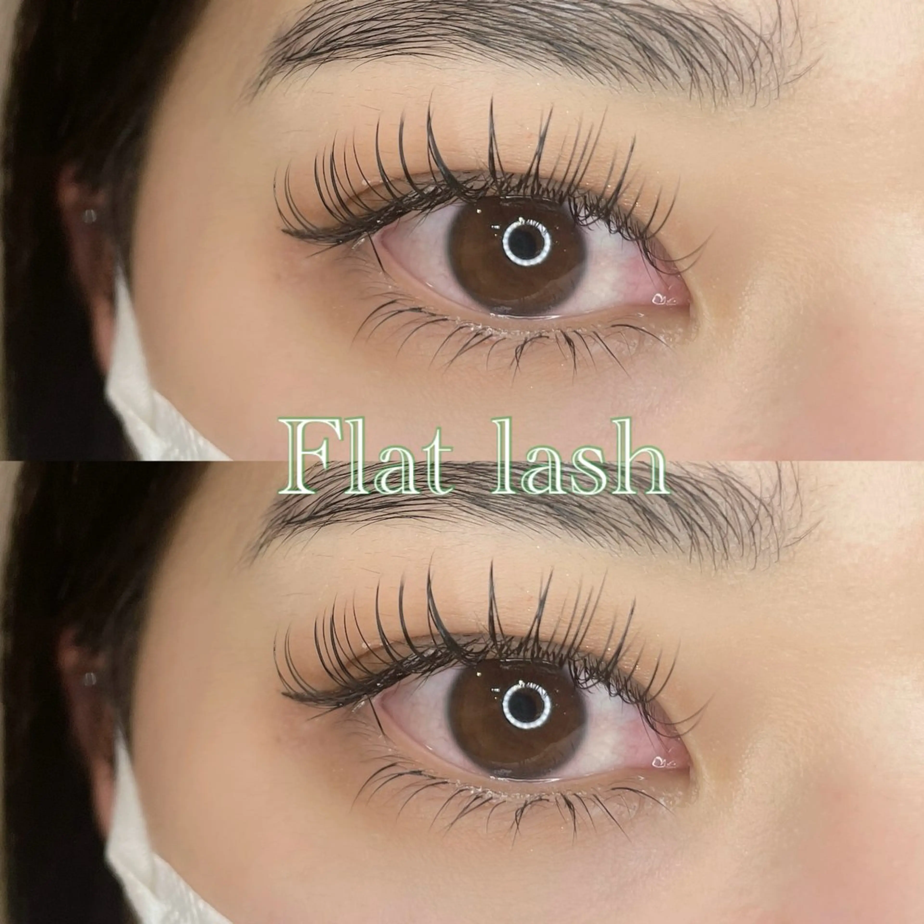 【オフあり】フラットラッシュ120本+アイシャンプー付き🫧【デザイン豊富】【束コーティング仕上げ可能】の写真