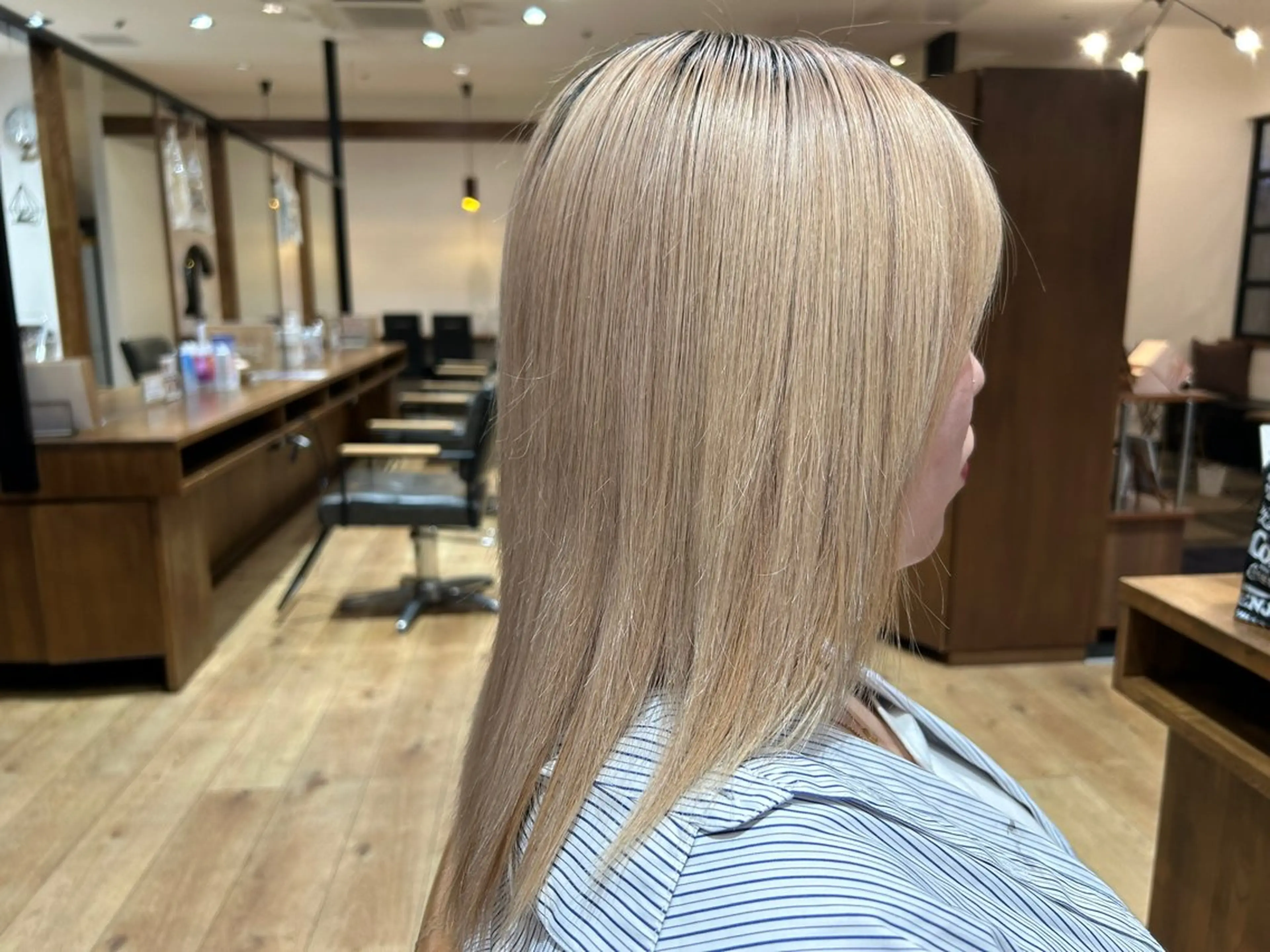 ミディアム 髪質改善 トリートメント DISCOHAIR 海老名店池田真聖のヘアスタイル