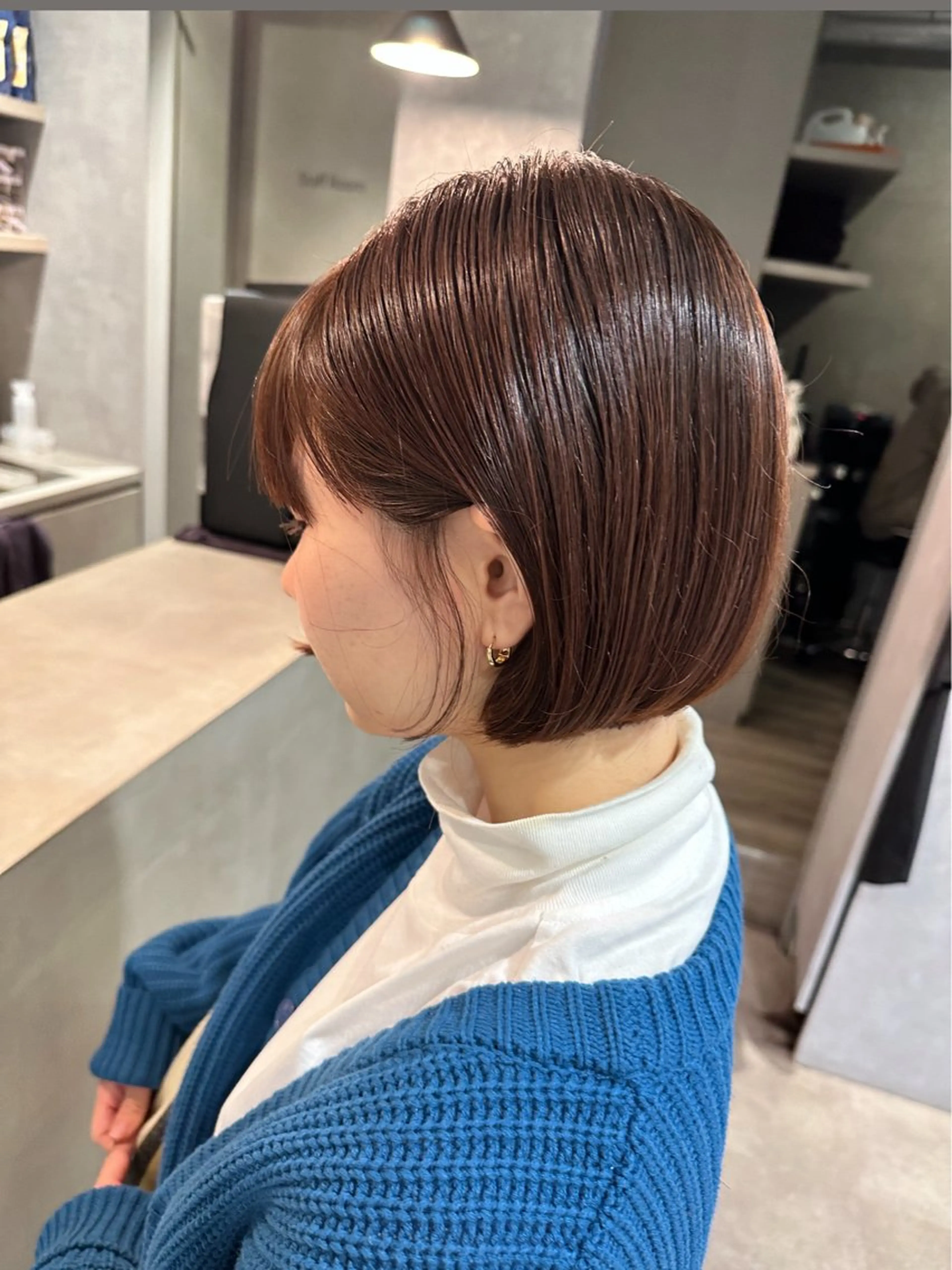 ミディアム カラー ヘアカラー 韓国風/オシャレ /縮毛矯正/滝口琴未のヘアスタイル