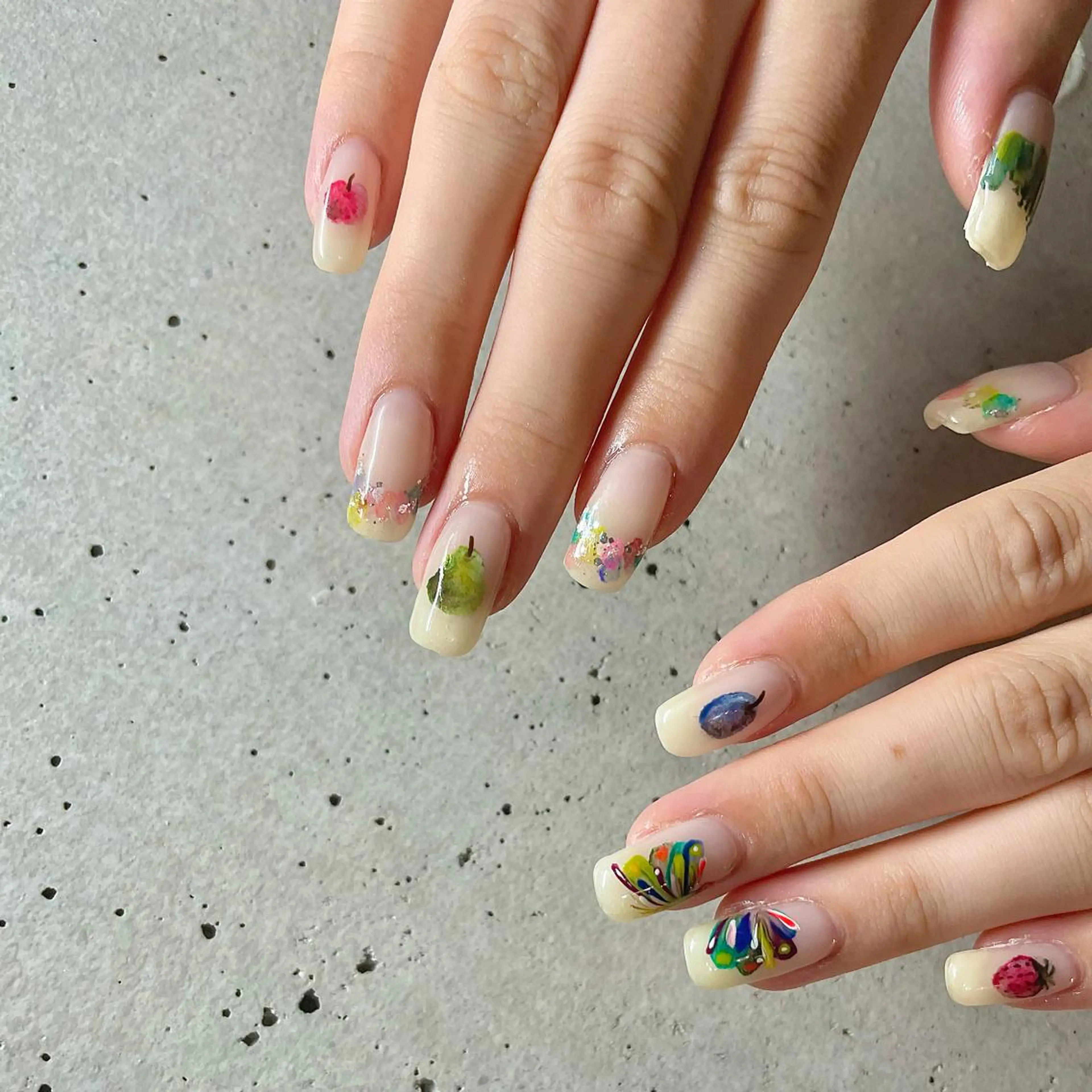 セミロング カラー パーマ ヘアアレンジ メンズ キッズ ネイル マツエク・マツパ アイブロウ nail&eye Aoのマツエク・マツパデザイン