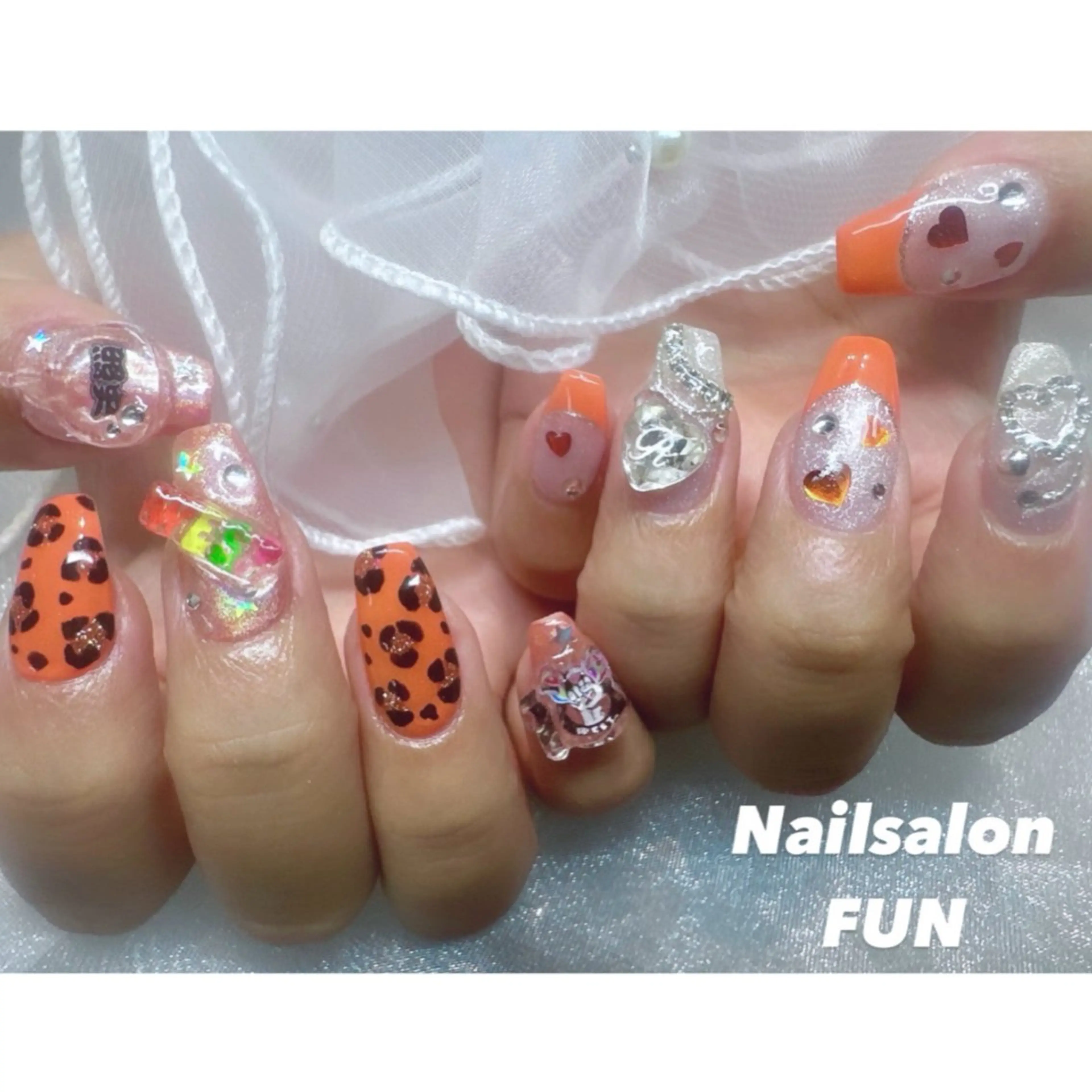 ネイル アートネイル ロングネイル メンズネイル ショートネイル ワンホンネイル ハンドネイル Nailsalon FUN🌈のネイルデザイン