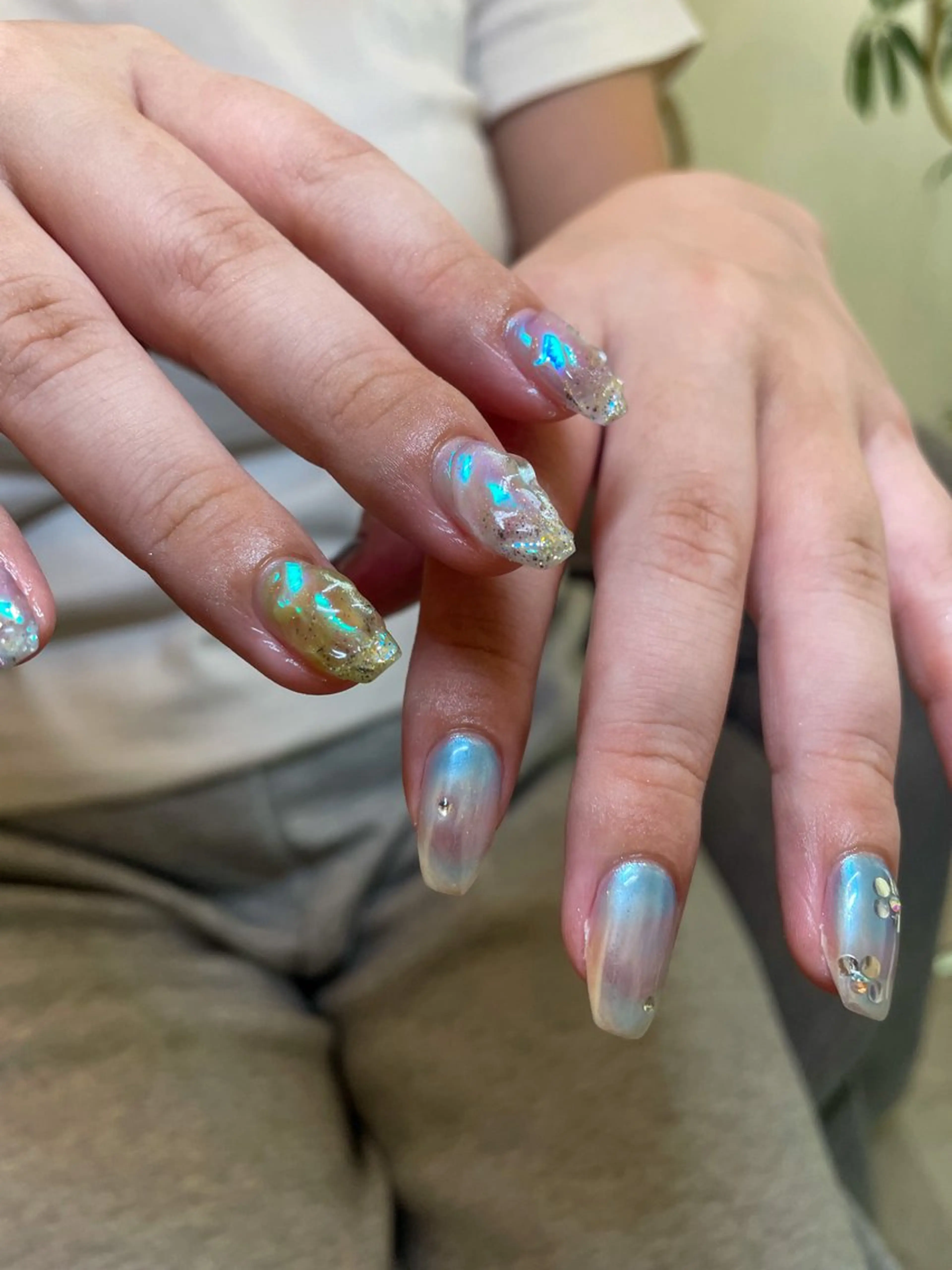 ネイル オーロラネイル マグネットネイル anny ／あにのネイルデザイン