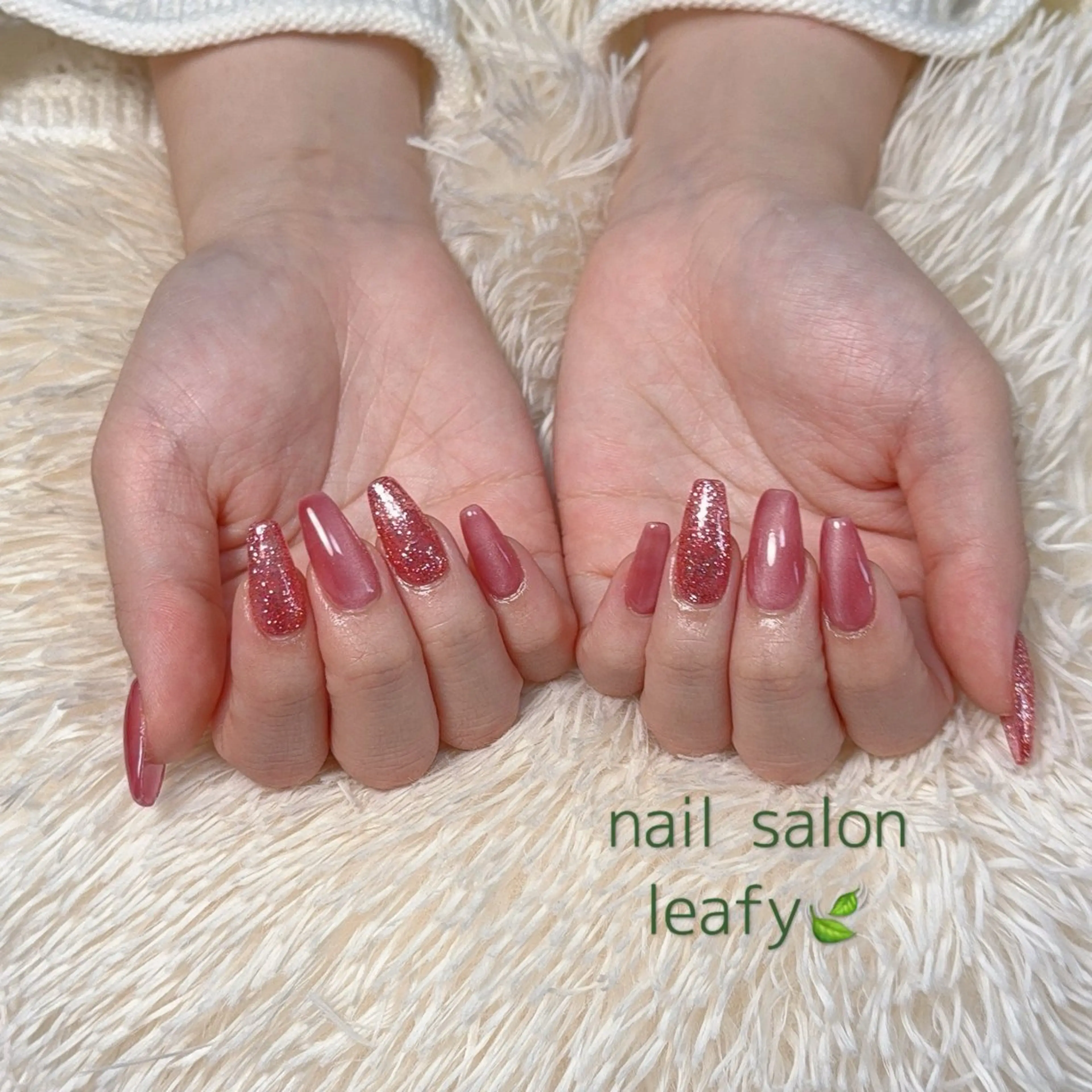 ネイル マグネットネイル ネイルチップ ネイルサロン leafyのネイルデザイン