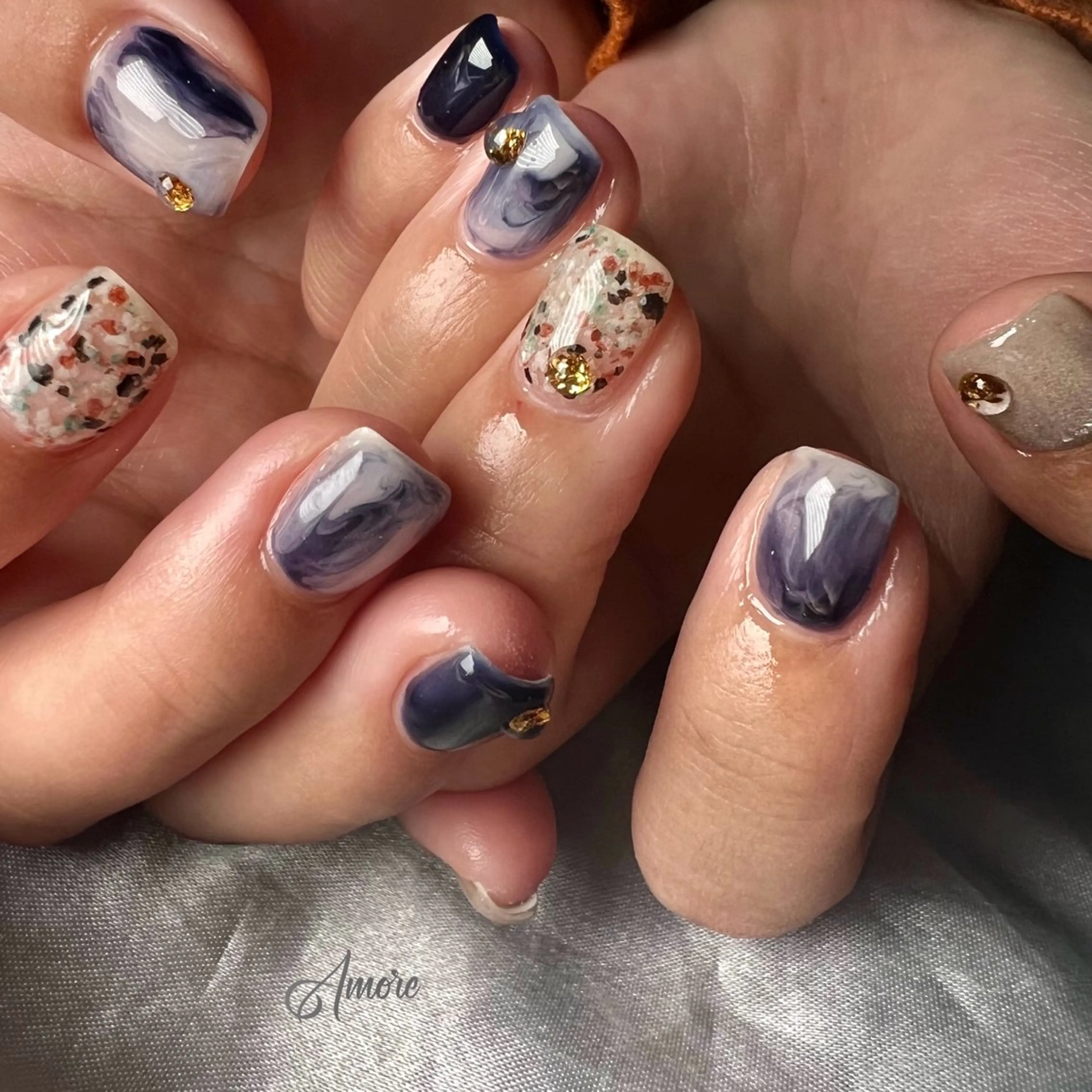 ネイル ジェルネイル 韓国ネイル パラジェル You kyehwaのネイルデザイン