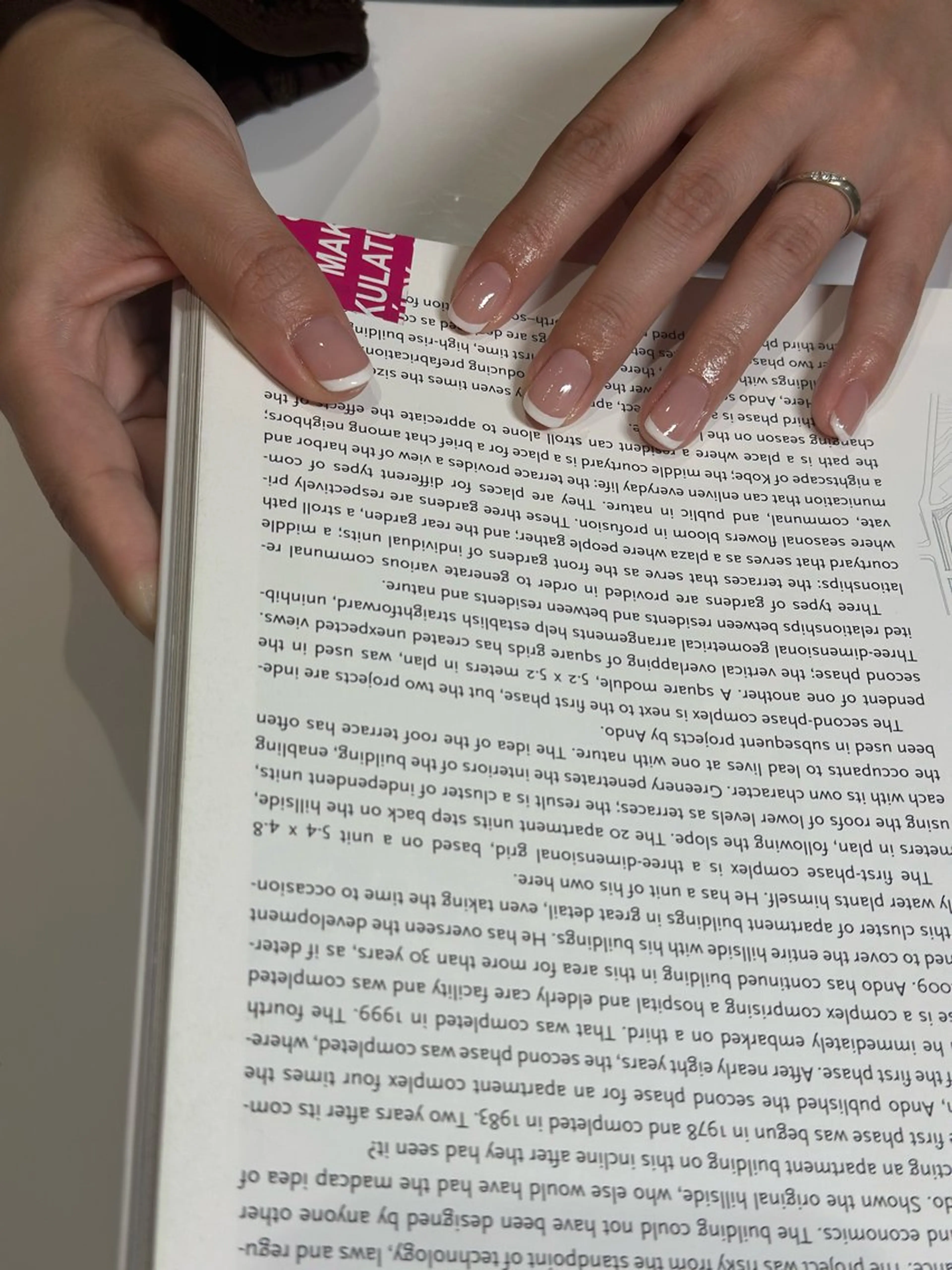 ネイル フレンチネイル ハンドネイル m o m o / 高岡ネイルのネイルデザイン